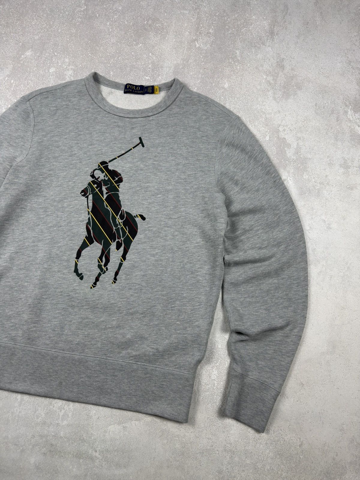 Polo Ralph Lauren Polo Ralph Lauren Big Horse Gray Sweatshirt Crew Neck size S Size US S / EU 44-46 / 1 - 3 Thumbnail