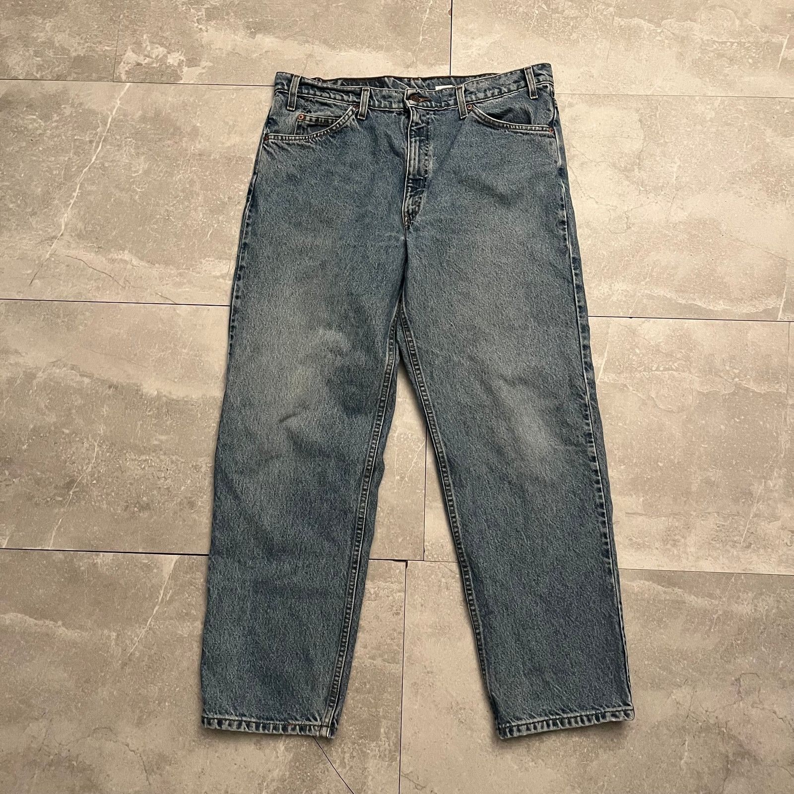 Levi's Vintage Levi's 550 Orange Tab Jeans – W38 L30 Relaxed Fit Size US 38 / EU 54 - 1 Thumbnail