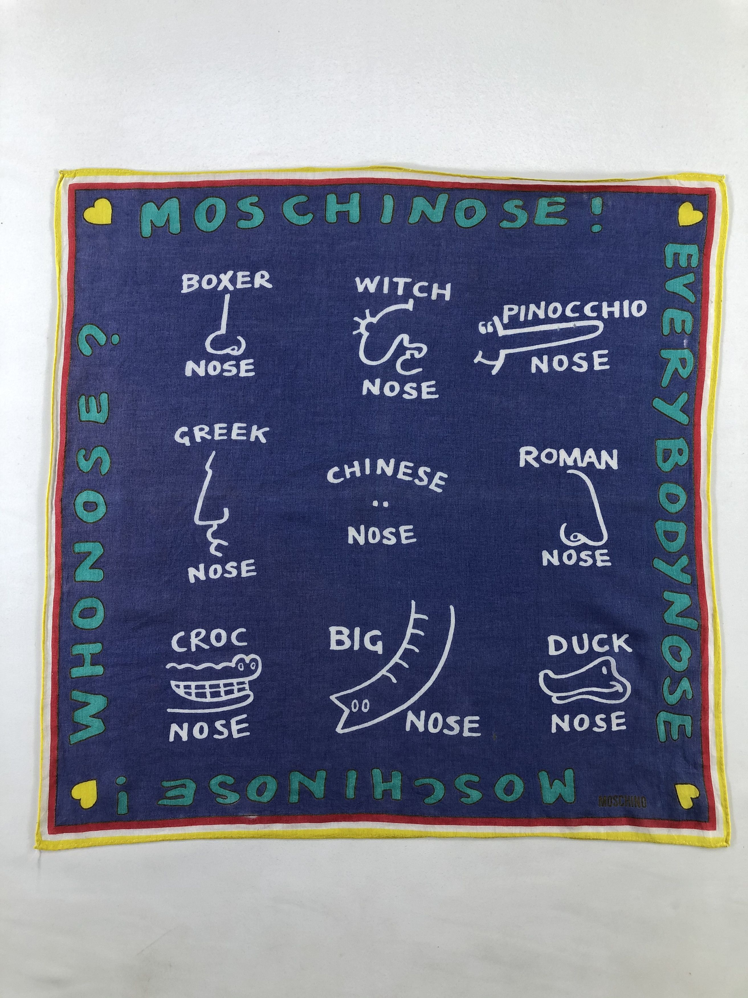 Vintage Vintage Moschino Handkerchief / Bandana / Neckerchief Size ONE SIZE - 2 Thumbnail