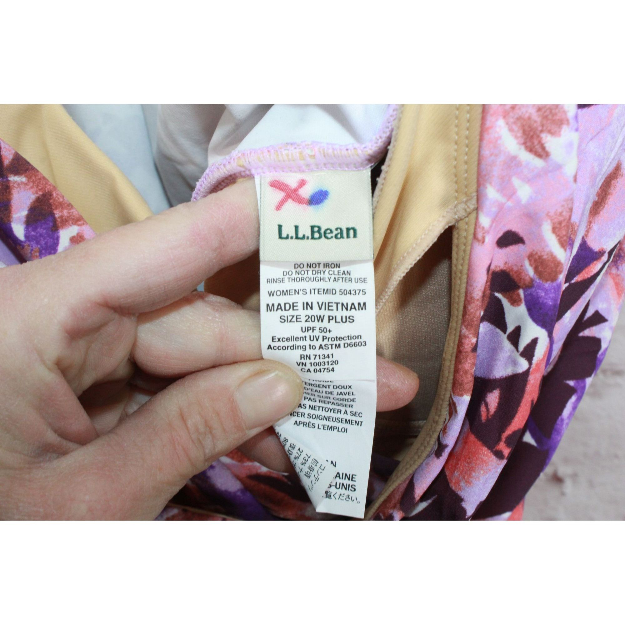 L.L. Bean LL Bean Slimming Swimwear Tanksuit Print Flowers Size XXL / US 16-18 / IT 52-54 - 7 Thumbnail