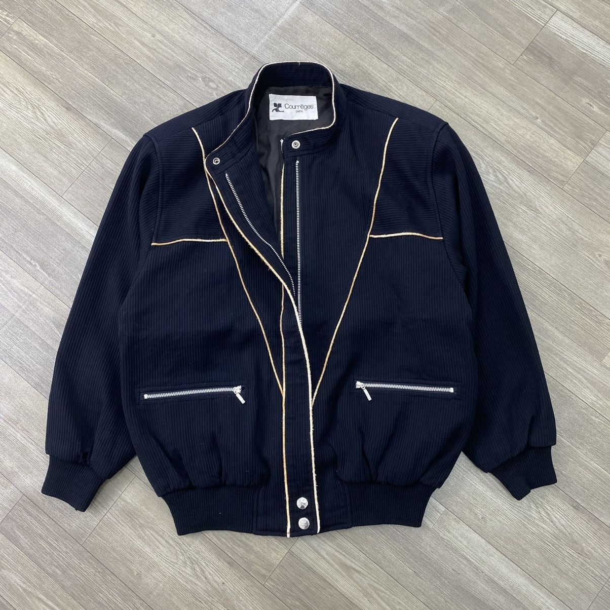 Courreges Vintage Courreges Paris Bomber Work Jacket Luxury Size US M / EU 48-50 / 2 - 2 Thumbnail