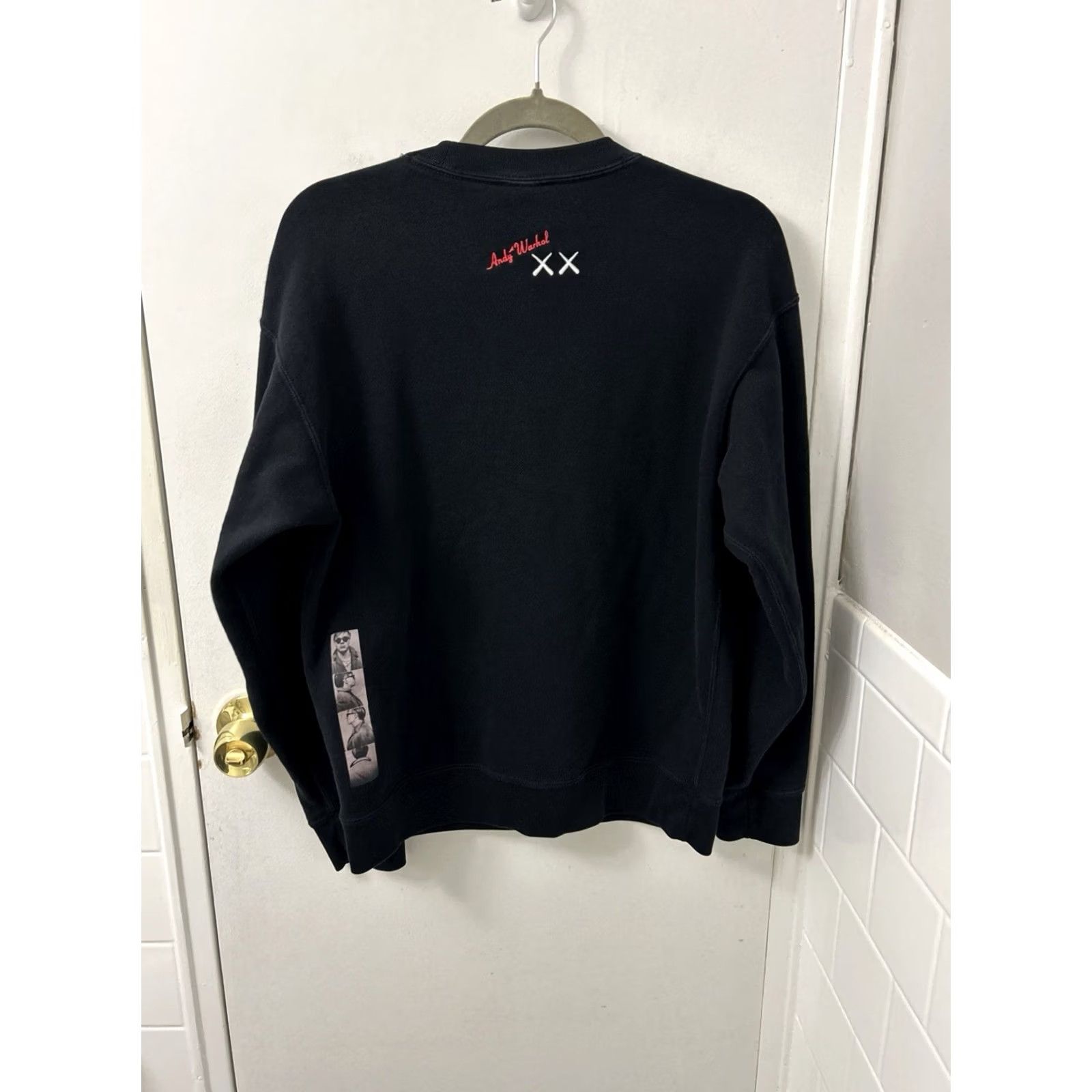 Uniqlo Uniqlo Sweatshirt KAWS x Andy Warhol Crewneck Mens Small Black Pullover Long Sleeve Graphic Print Size US S / EU 44-46 / 1 - 7 Thumbnail