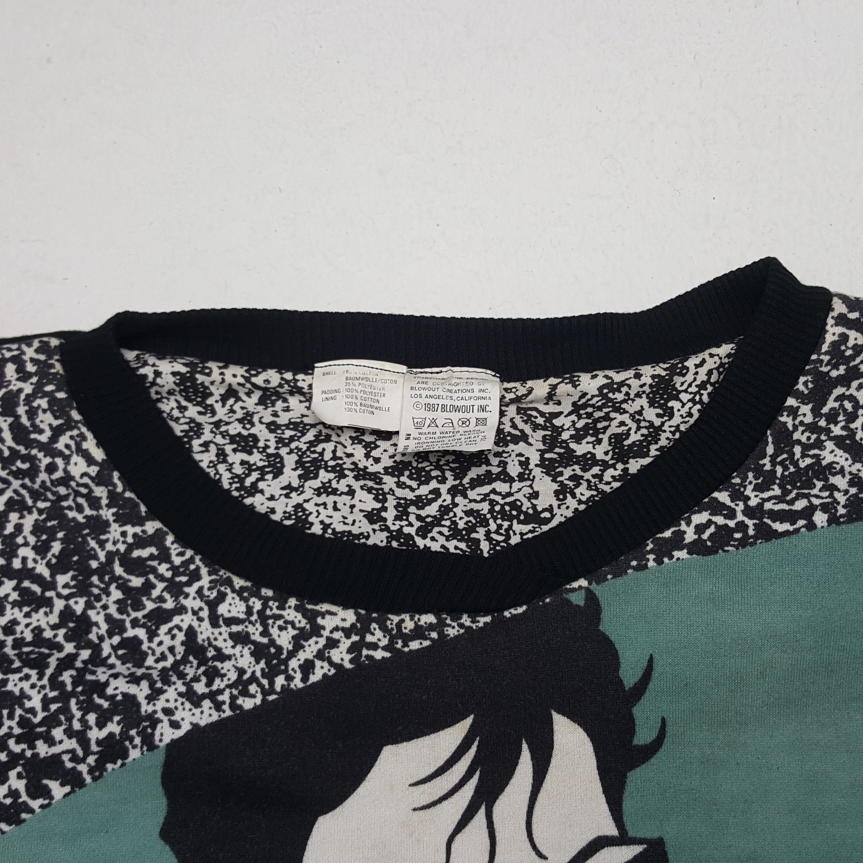 Designer × Vintage Vintage Blowout Fail Collection Fashion Sweatshirt Size US L / EU 52-54 / 3 - 4 Thumbnail