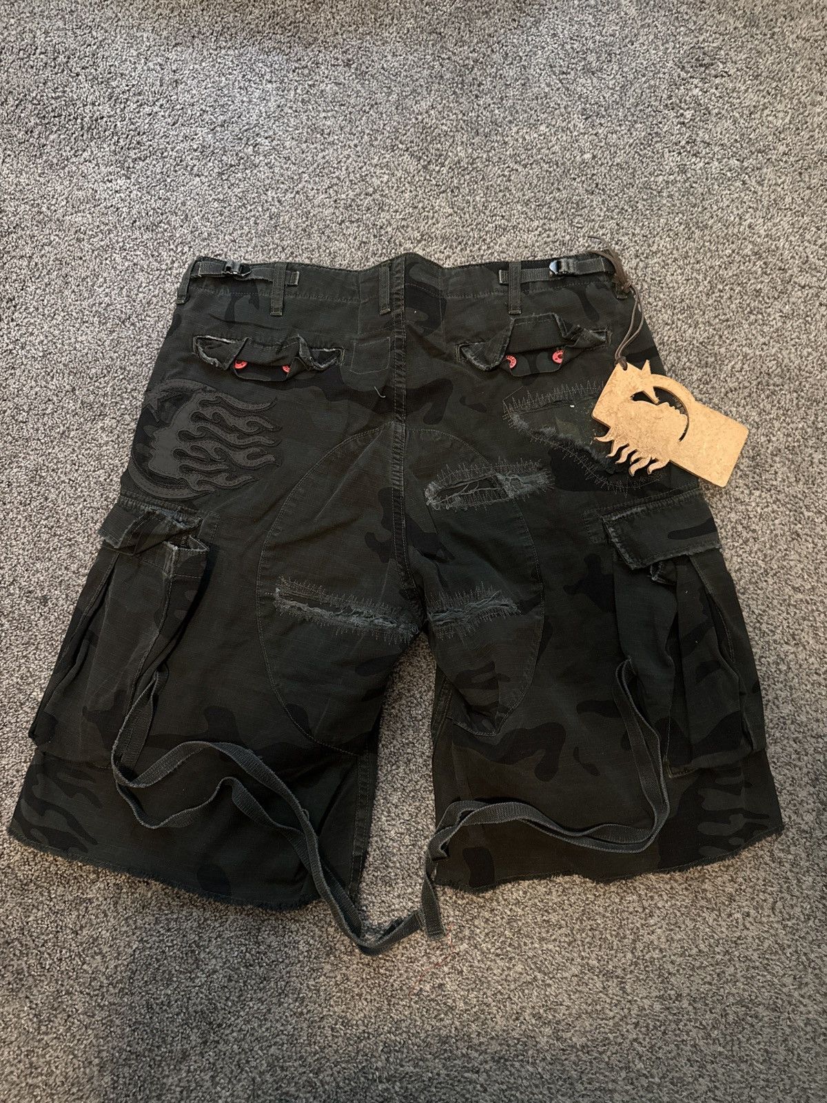 HELLSTAR Hellstar - Cargo Shorts - size Medium - Very rare Size US 33 - 2 Thumbnail