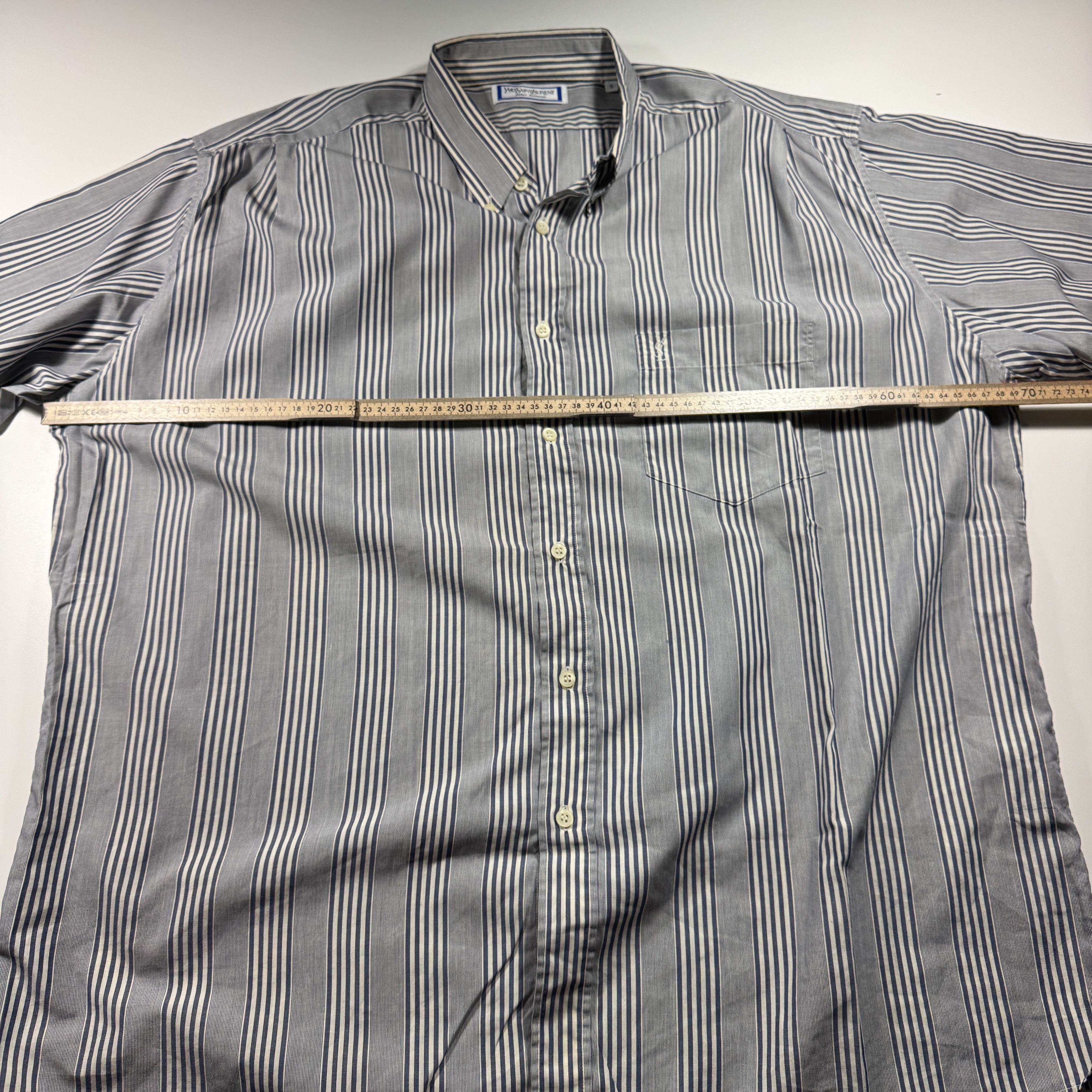 Yves Saint Laurent Yves Saint Laurent Short Sleeve Shirt Size US L / EU 52-54 / 3 - 4 Thumbnail