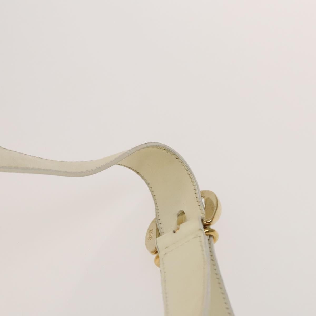 Gucci GUCCI Bamboo Body Bag Patent Leather White Gold 003 3444 Size ONE SIZE - 8 Thumbnail