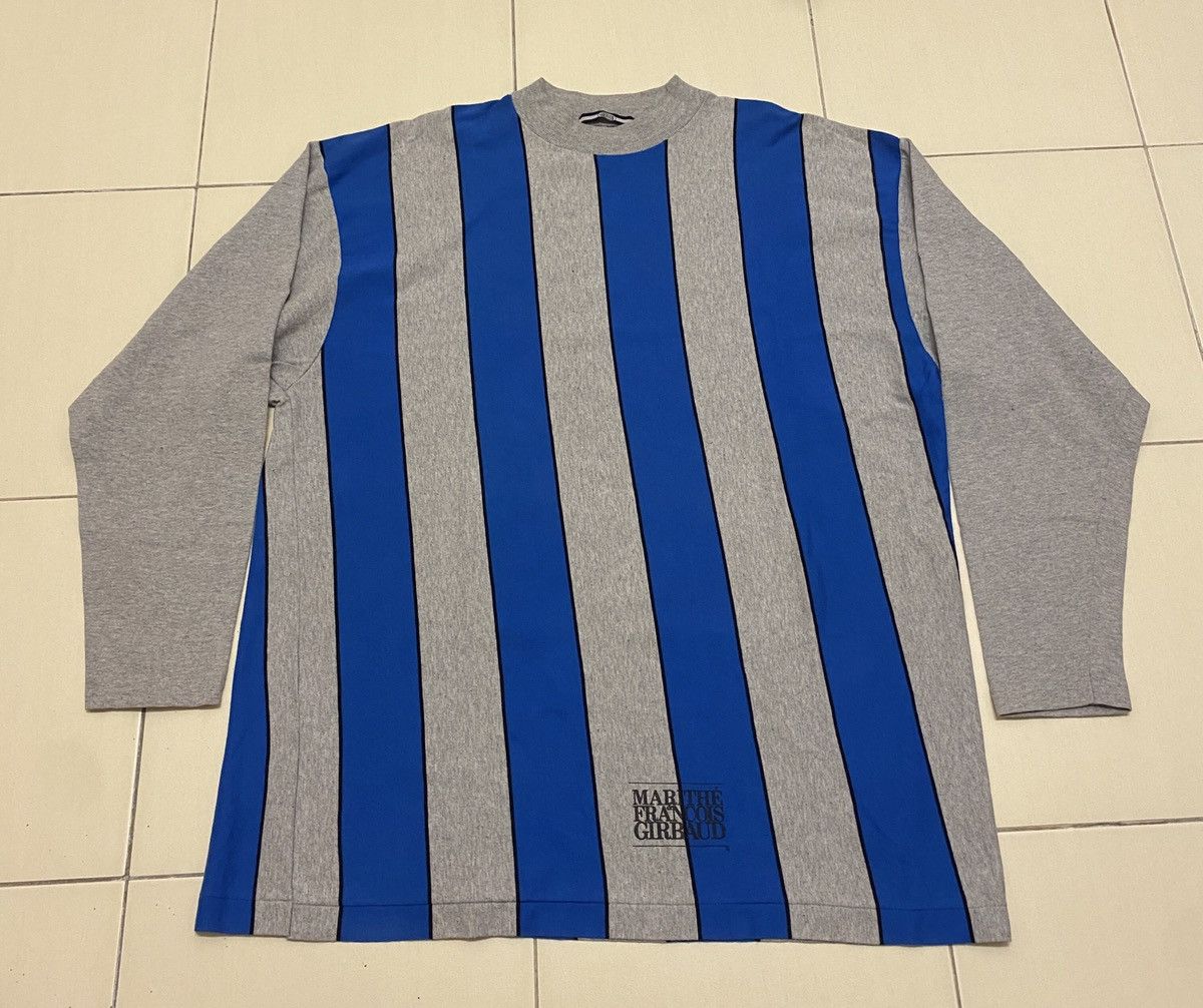Marithe + Francois Girbaud Vintage MFG Stripe Long Sleeve Tshirt Size US L / EU 52-54 / 3 - 2 Thumbnail