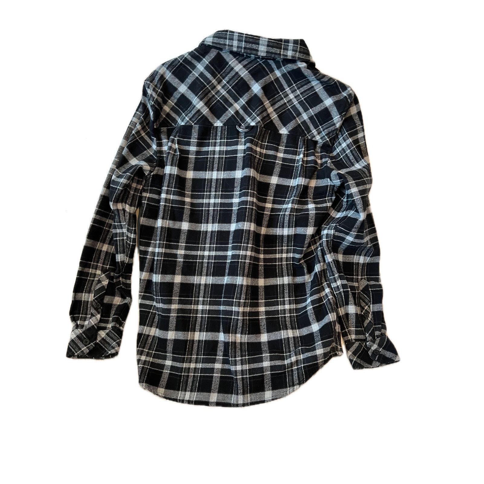 Hurley Hurley Black White Checkered Flannel Mens M Size US M / EU 48-50 / 2 - 2 Thumbnail