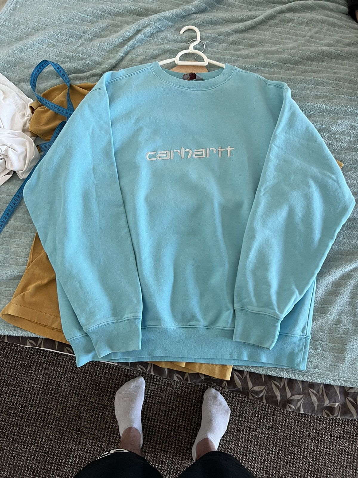 Carhartt Vintage CARHARTT Y2K Drill Streetwear Sweatshirt Size US XXL / EU 58 / 5 - 9 Thumbnail