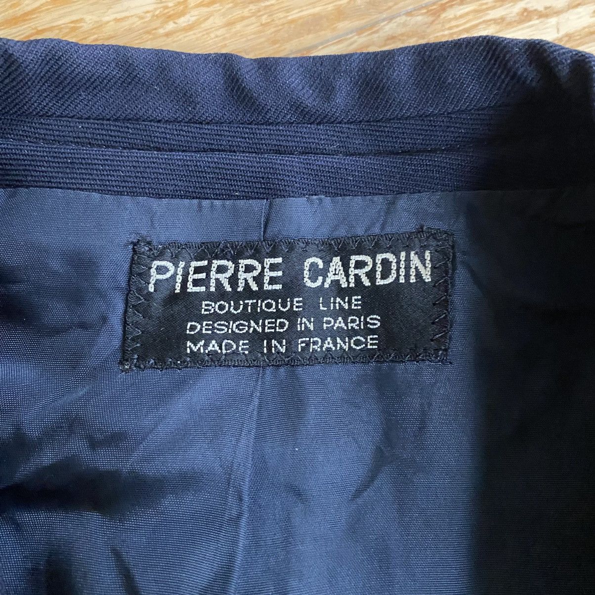 Pierre Cardin Pierre Cardin - 1970s Blazer (Navy) Size 42S - 3 Thumbnail