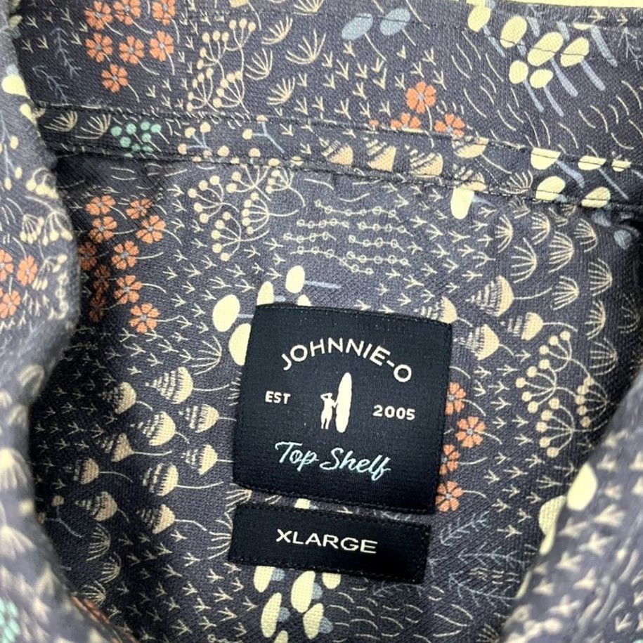johnnie-O VINTAGE Johnnie-O Top Shelf Winslow Shirt Mens XL Blue Coastal Coral Reef Hawaiian Prep Size US XL / EU 56 / 4 - 2 Thumbnail