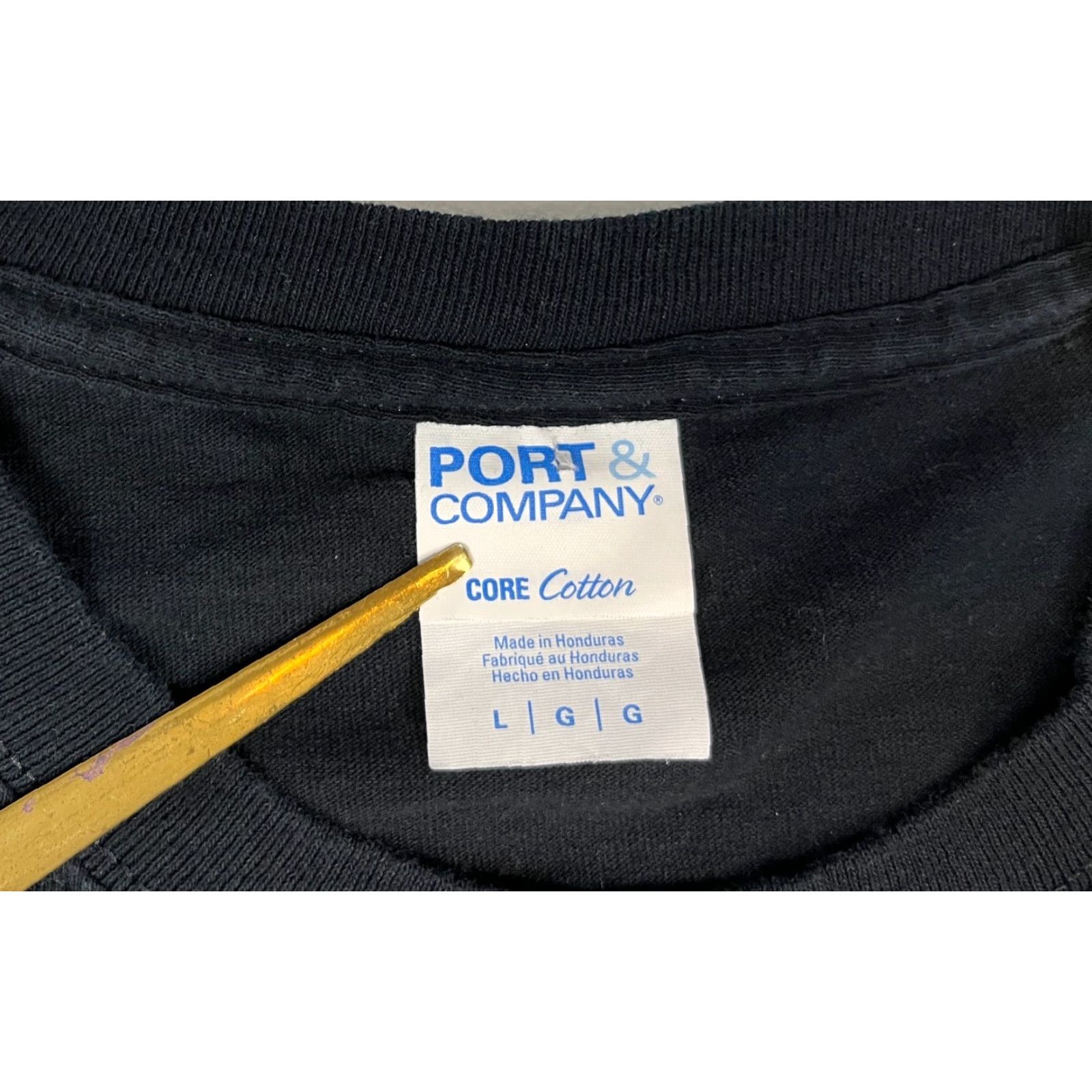 Port & Company Taylor Swift x Barstool T-Shirt Sz L Unisex Adults Black Cotton Crew Neck Short Sleeve Shirt Mens Womens Size L / US 10 / IT 46 - 5 Thumbnail