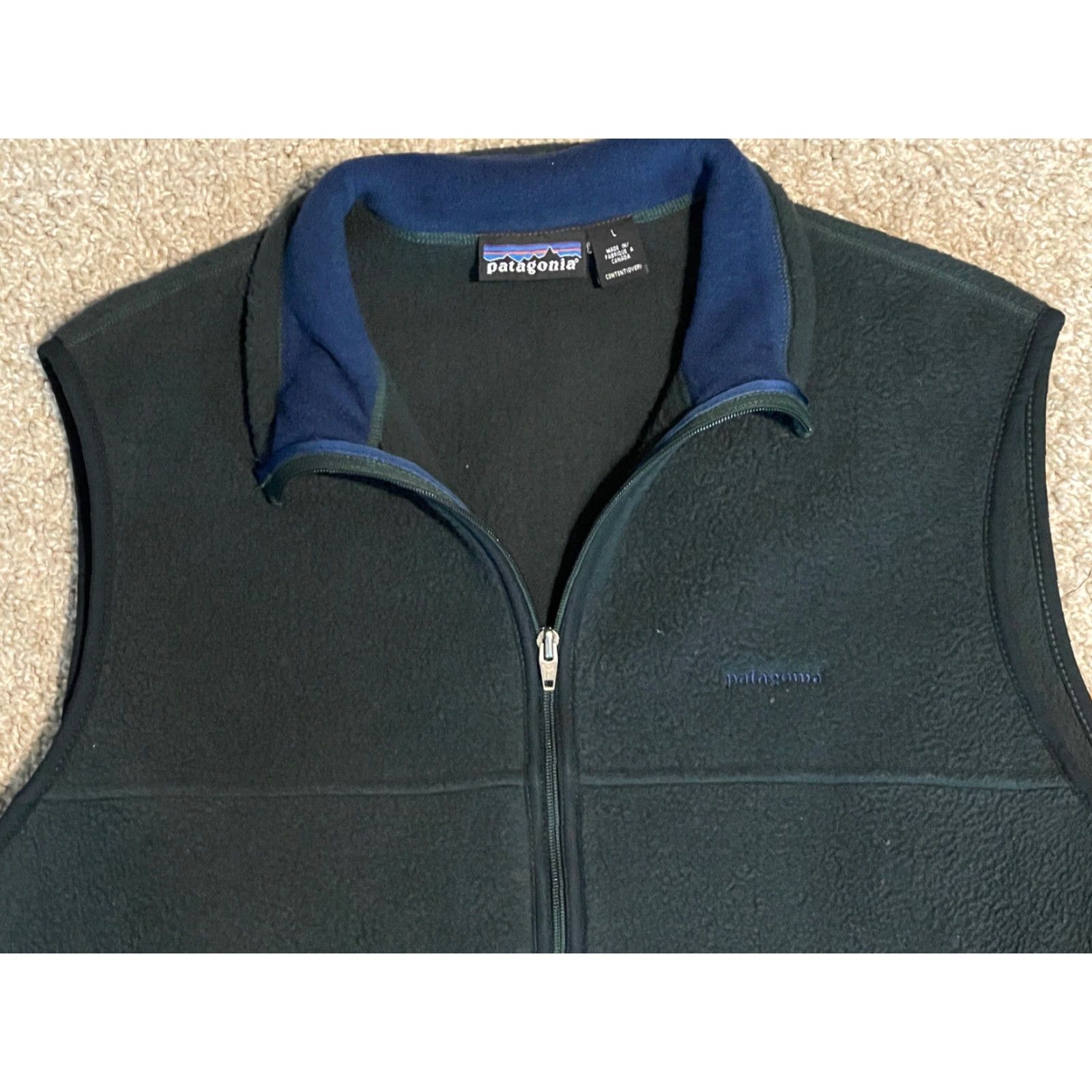 Patagonia VINTAGE Patagonia Vest Fleece Green Size L Men’s Regular Size US L / EU 52-54 / 3 - 2 Thumbnail