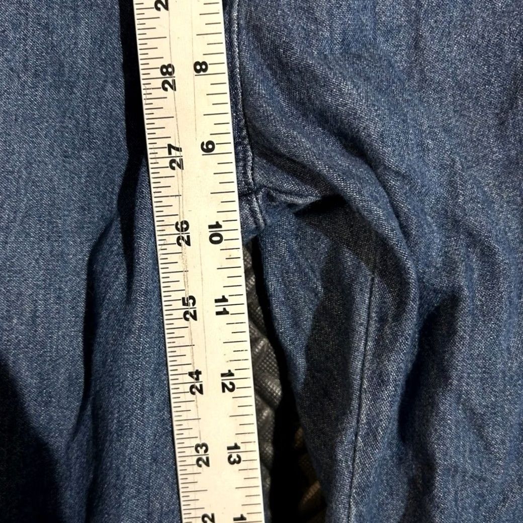 Vintage VINTAGE Woolrich Jeans Denim Blue 1081 Wide Leg Cropped Size 6 Womens Pants Size 28" / US 6 / IT 42 - 6 Thumbnail