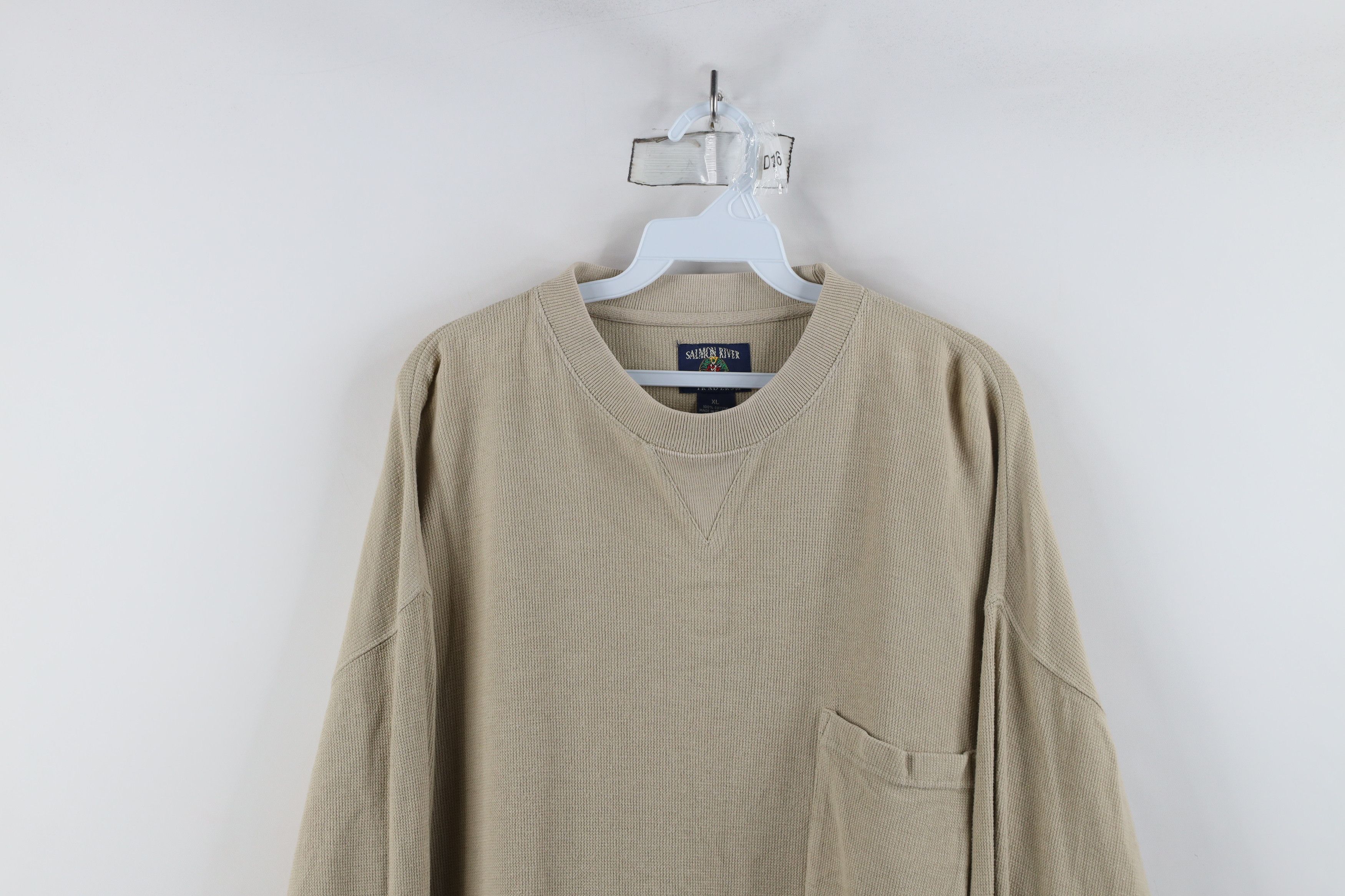 Vintage Vintage 90s Streetwear Thermal Knit Long Sleeve T-Shirt Size US XL / EU 56 / 4 - 2 Thumbnail