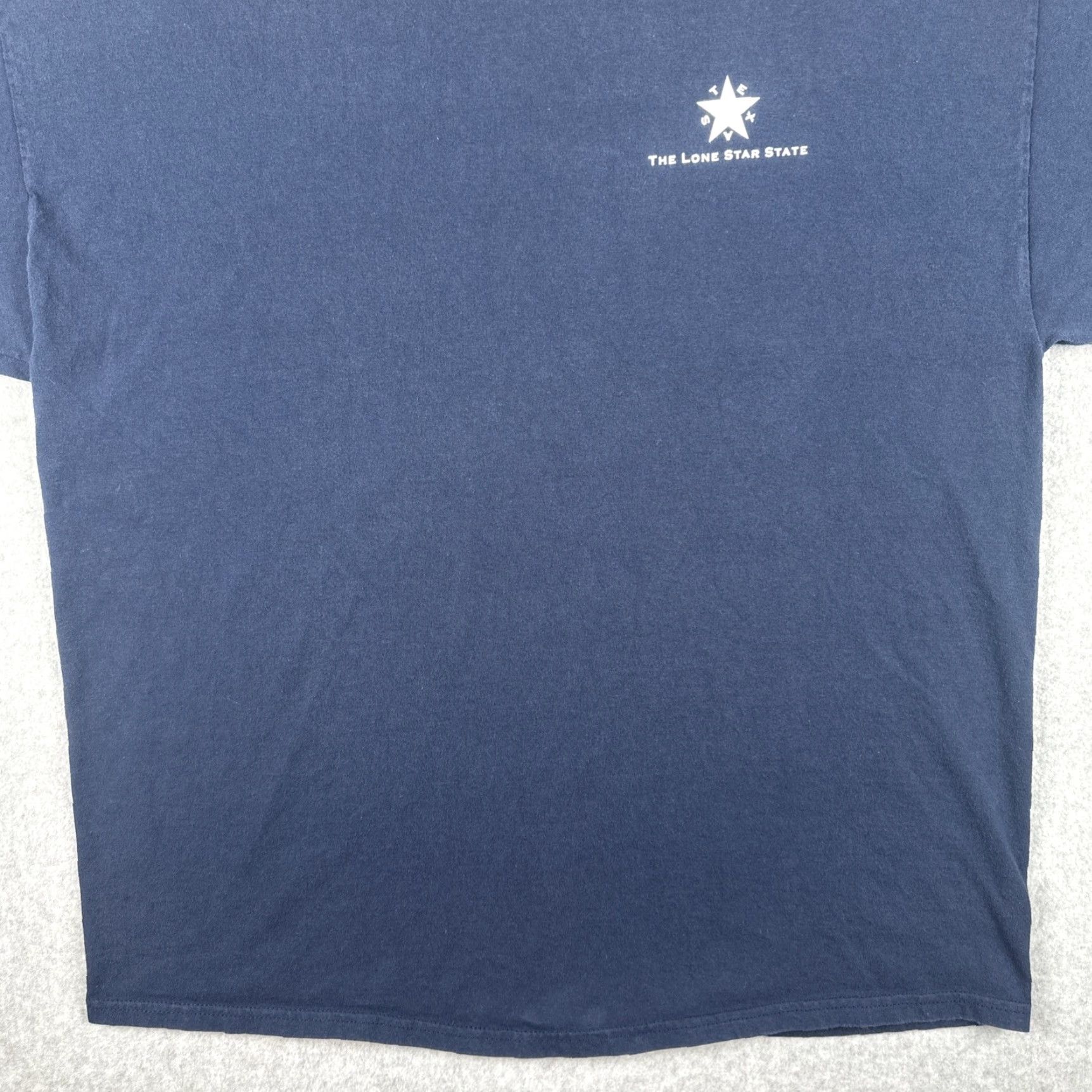 Gildan VINTAGE Gildan T Shirt Men 2XL Blue Texas Lone Star State Davey Crockett Quote Short Sleeve Crew Neck Shirt Mens Size US XXL / EU 58 / 5 - 5 Thumbnail