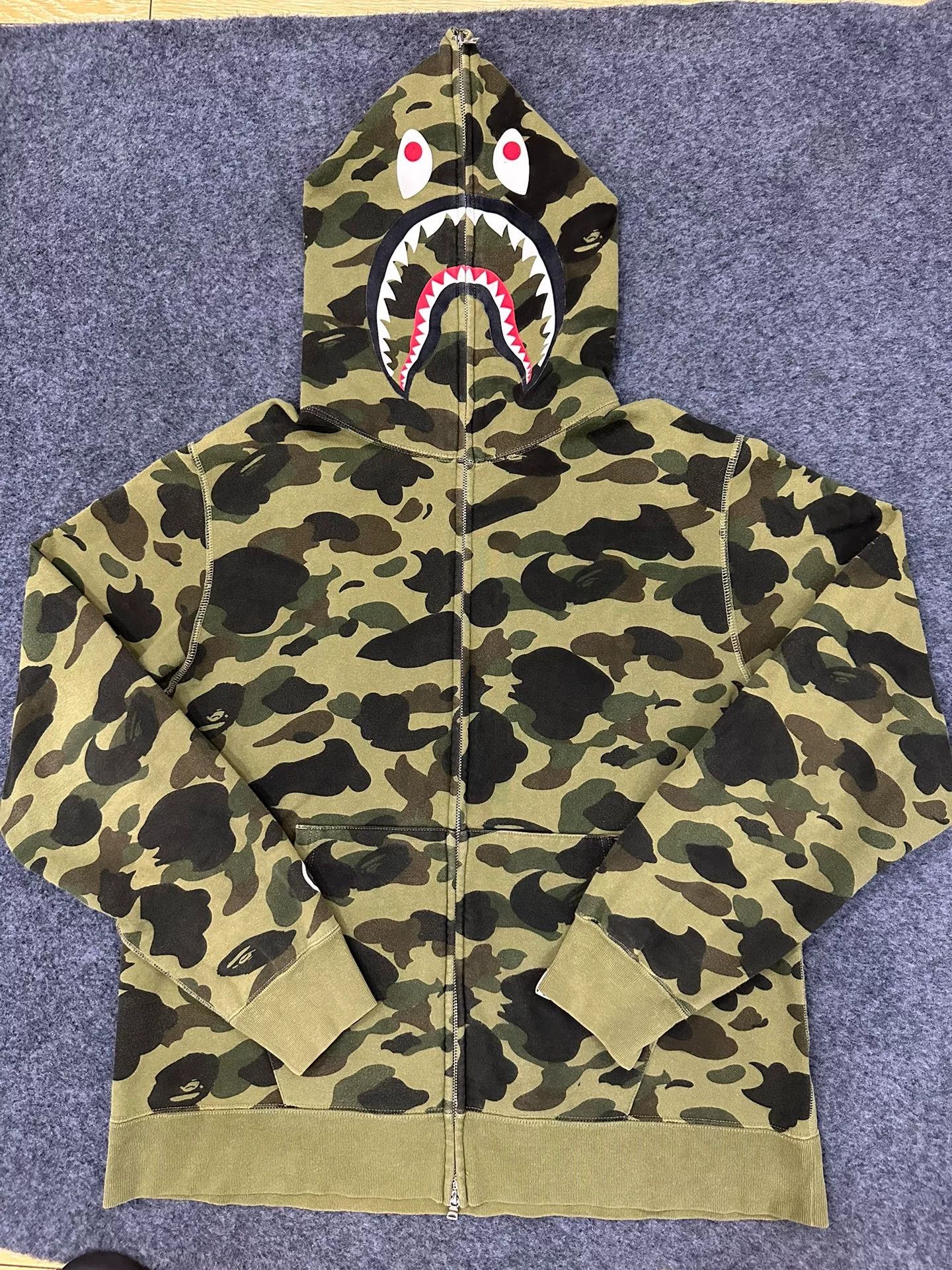 Bape Bape X Multi Shark Sweatshirt Pullover Size US XXL / EU 58 / 5 - 1 Thumbnail