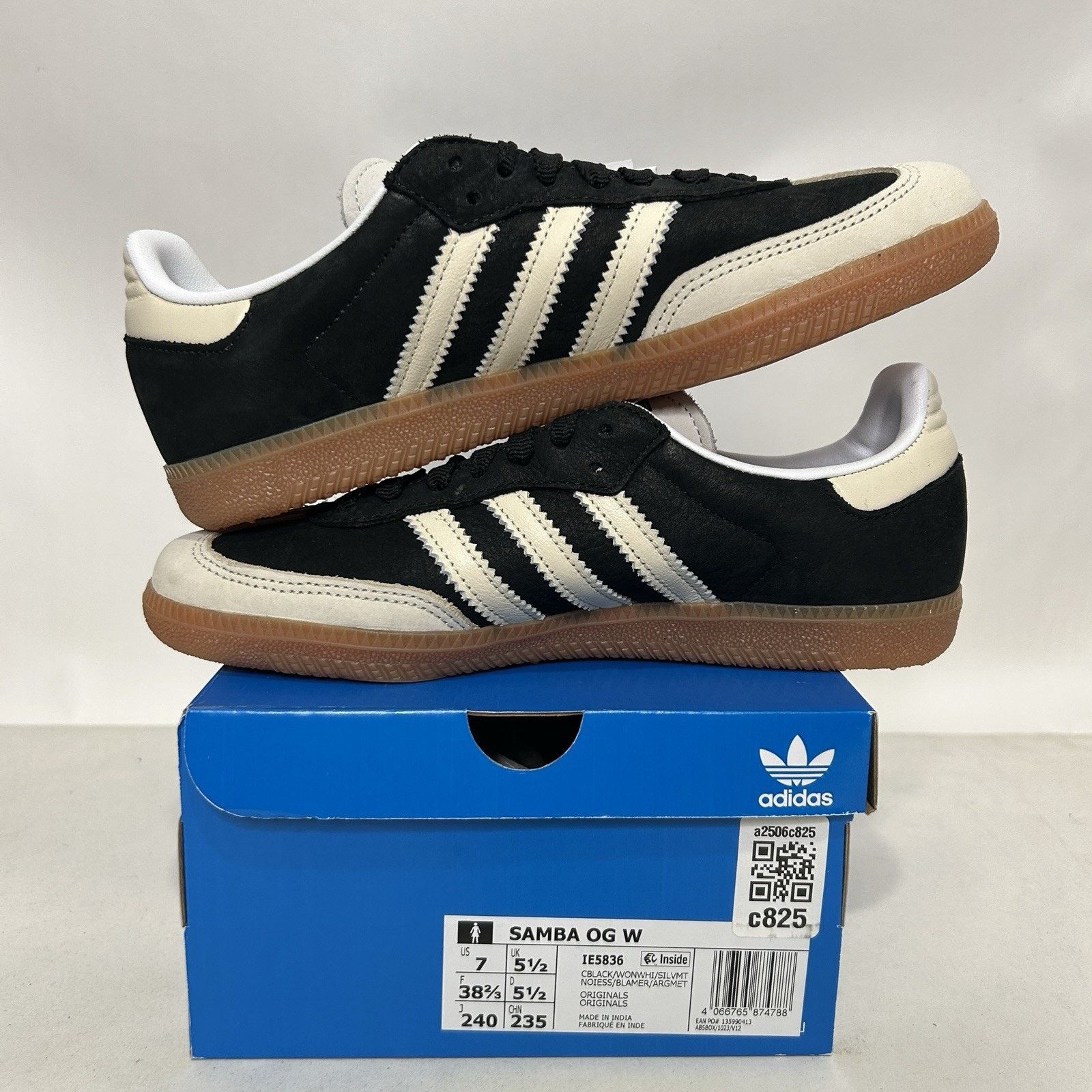 Adidas adidas Samba OG WMNS “Black Wonder White” Size US 7 / IT 37 - 3 Thumbnail