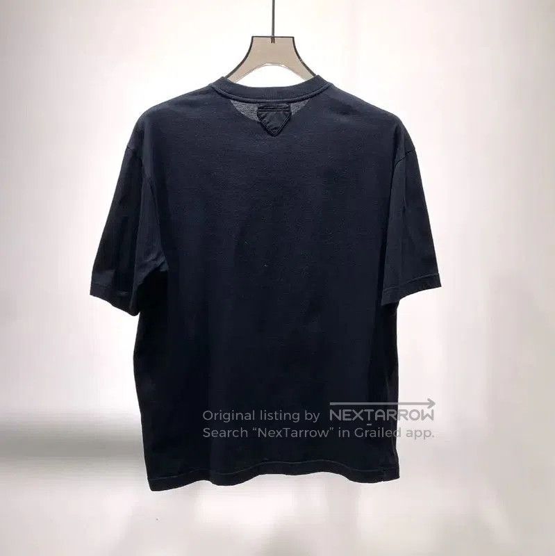 Prada Prada Black Cotton Men's T-Shirt. Size US S / EU 44-46 / 1 - 5 Thumbnail