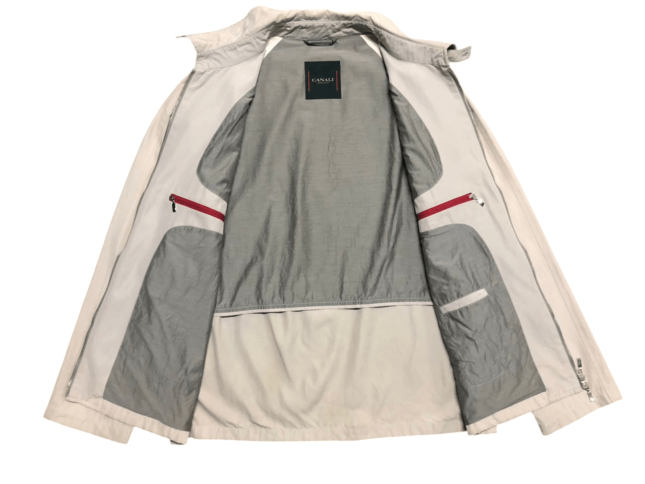 Canali Vintage 90s Canali Sportswear Zipper Jacket Faded Size US M / EU 48-50 / 2 - 3 Thumbnail