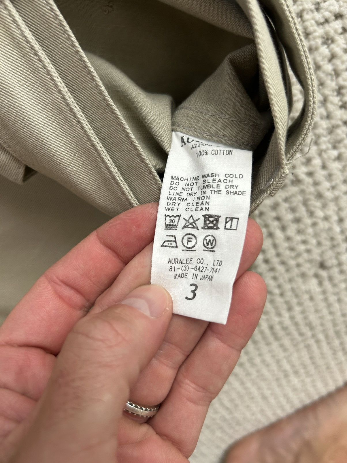 Auralee Belted Trousers Size US 34 / EU 50 - 3 Thumbnail