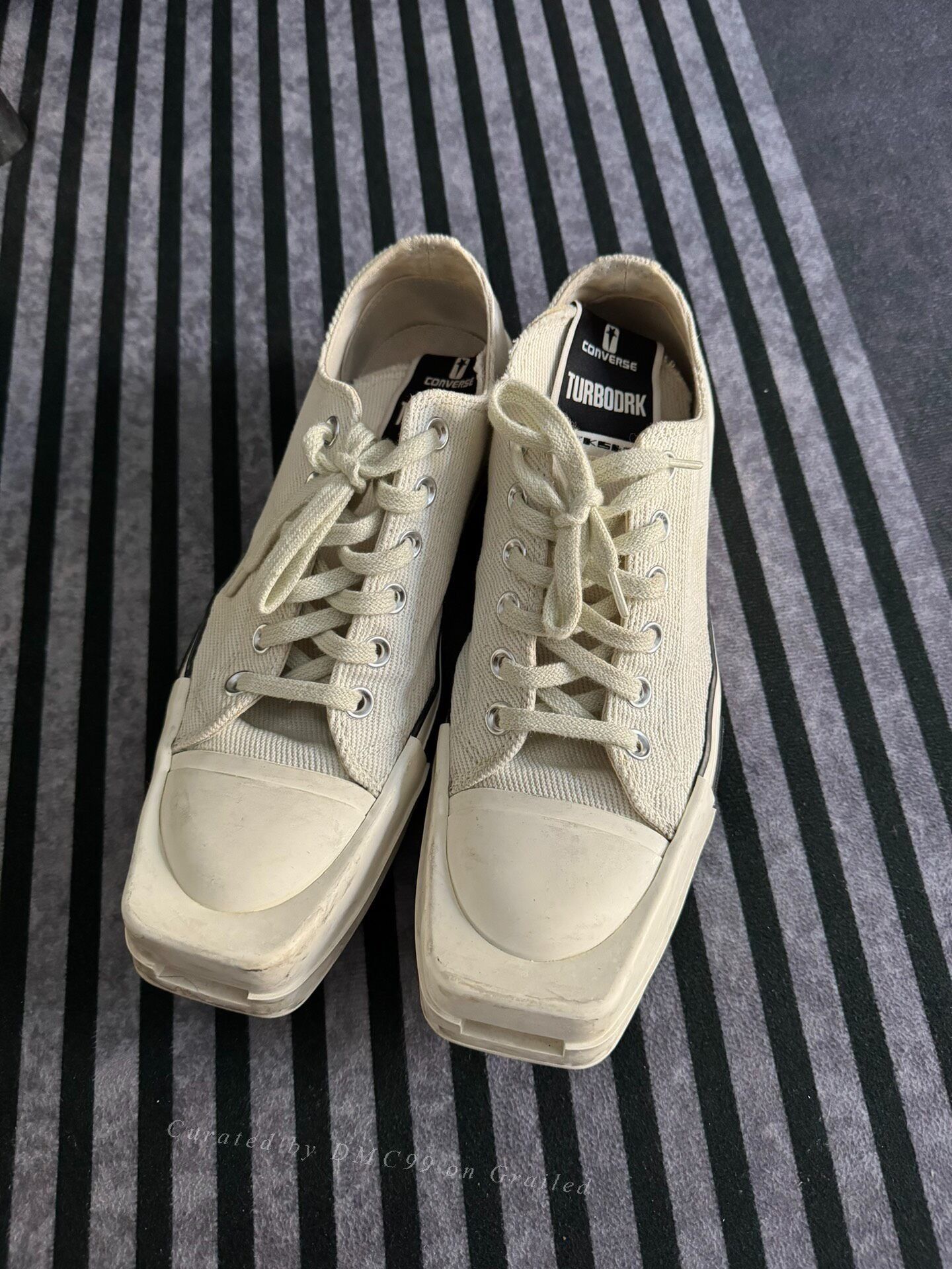 Rick Owens Rick Owens Converse Square Toe Sneakers Size US 8 / EU 41 - 1 Thumbnail