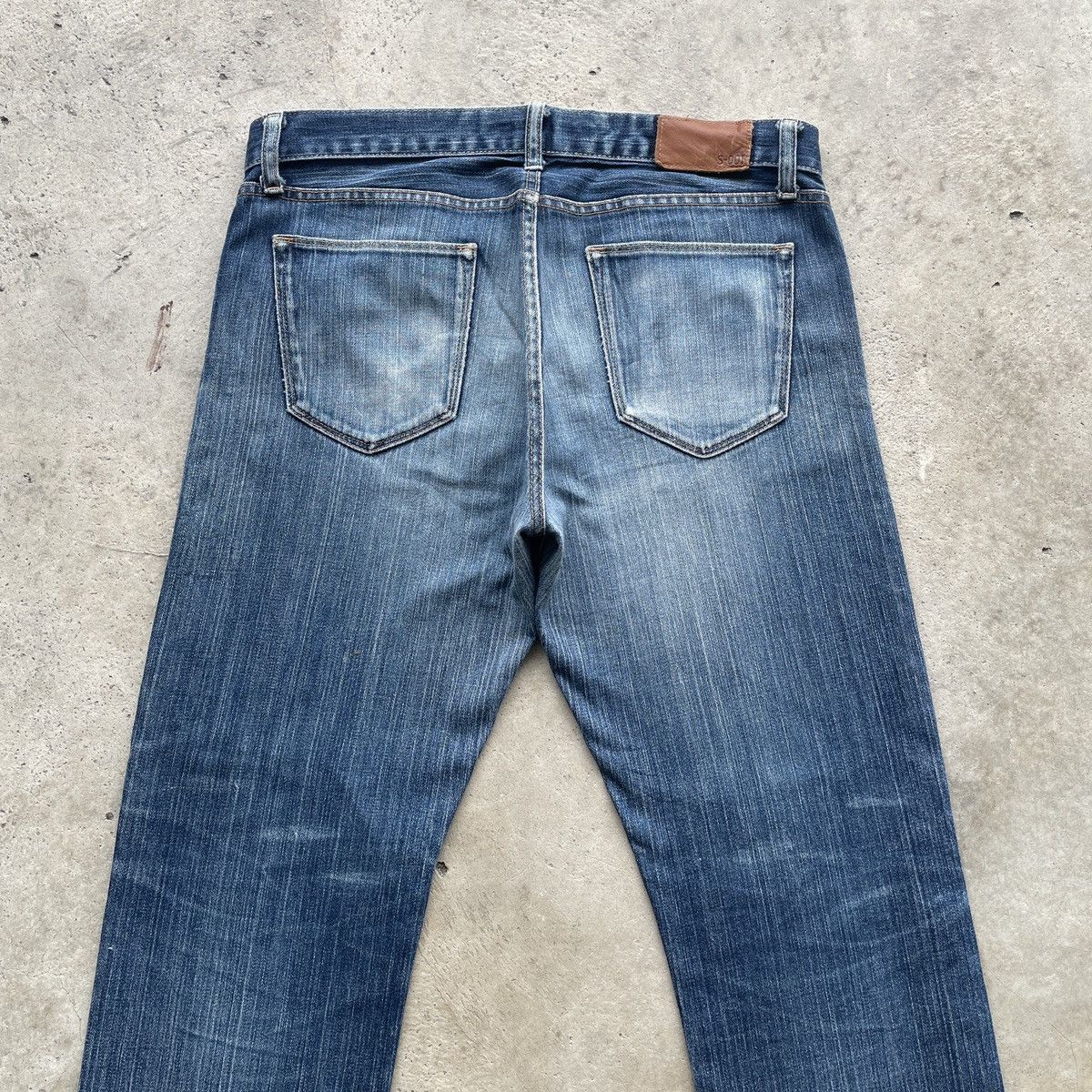 Japanese Brand W34 Vintage Japanese Faded Denim Distressed Jeans Pants Size US 34 / EU 50 - 9 Thumbnail