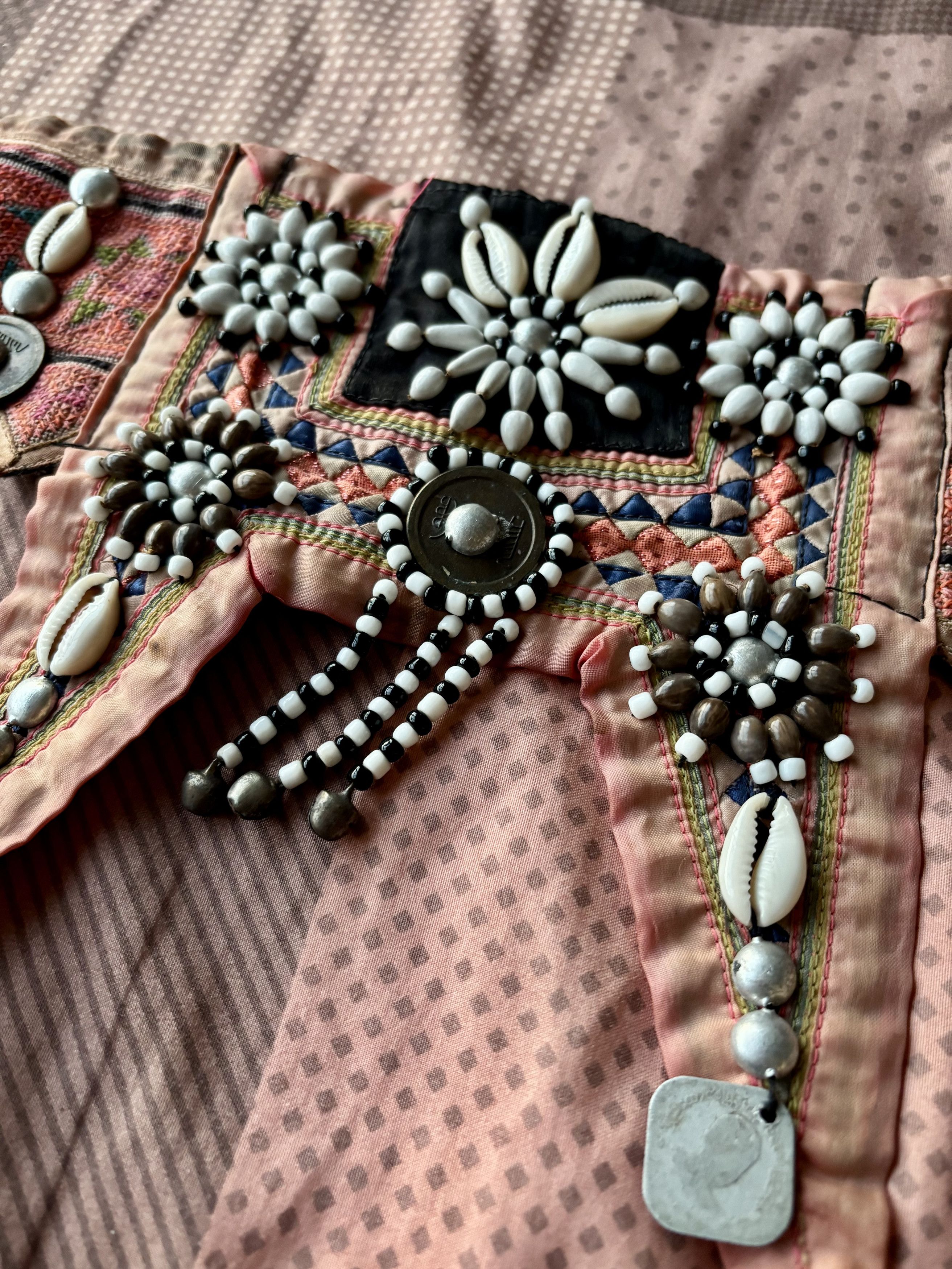 Handmade Handmade Ethnic Thai Hill Tribe Beads & Cowrie Shell Belt Size ONE SIZE - 5 Thumbnail