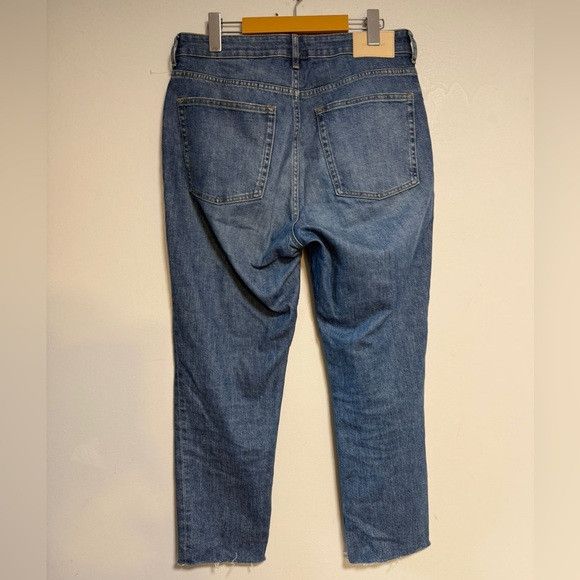 Everlane Everlane The Curvy Cheeky Jean Size 30 Ankle Raw Hem Blue Size 30" / US 8 / IT 44 - 6 Thumbnail