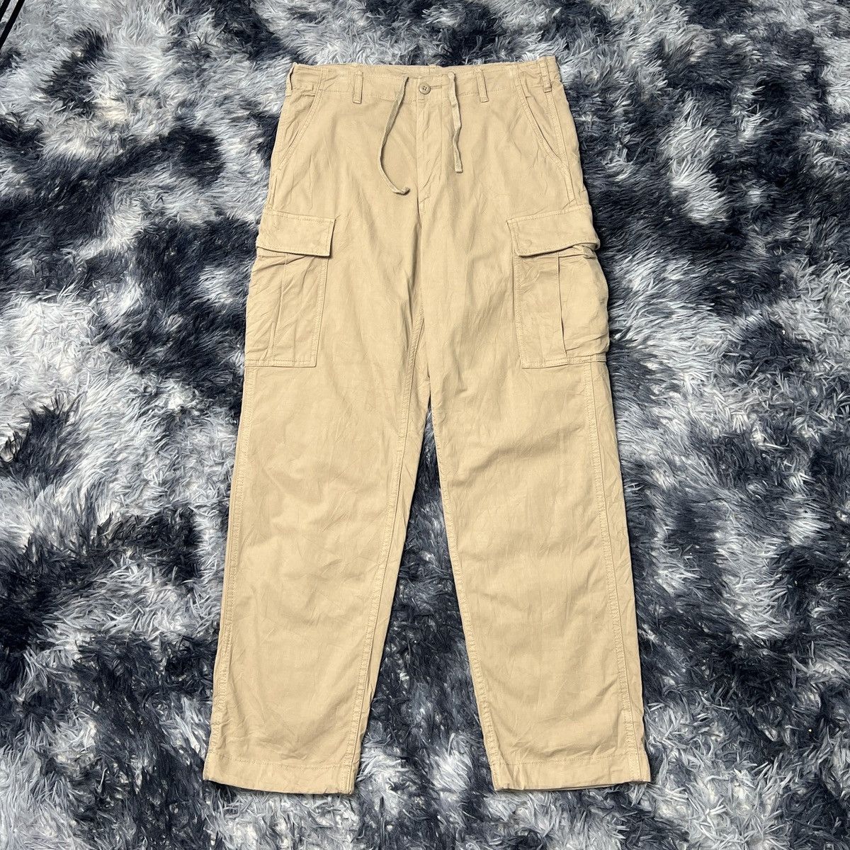 Uniqlo Uniqlo Wide Loose Cargo Pants Size US 33 - 1 Thumbnail