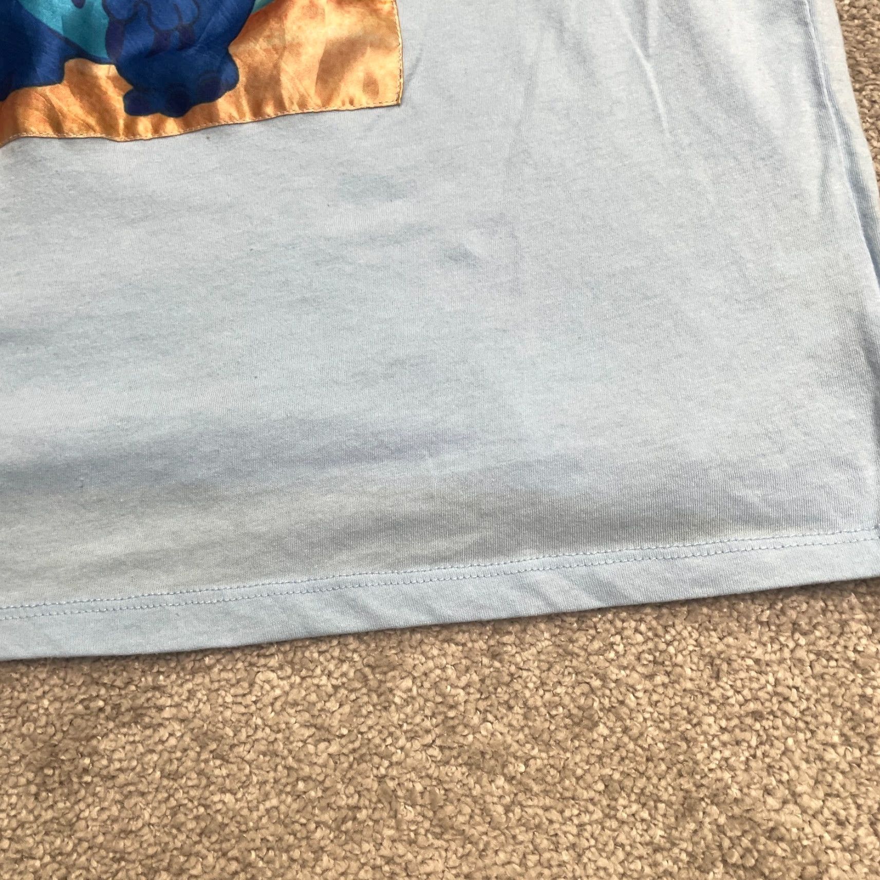Disney Disney Lilo & Stitch Graphic T-Shirt Juniors 3XL Blue Crew Short Sleeve Casual Womens Size XXL / US 16-18 / IT 52-54 - 4 Thumbnail