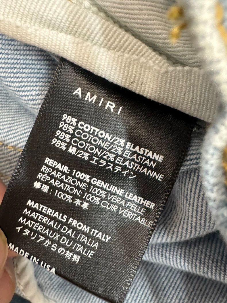 Amiri Amiri Patchwork Jeans Size US 30 / EU 46 - 5 Thumbnail