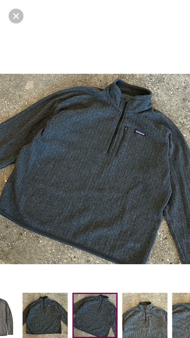 Patagonia Patagonia Men’s Better Sweater Rib Knit 1/4 Zip XL Size US XL / EU 56 / 4 - 3 Thumbnail