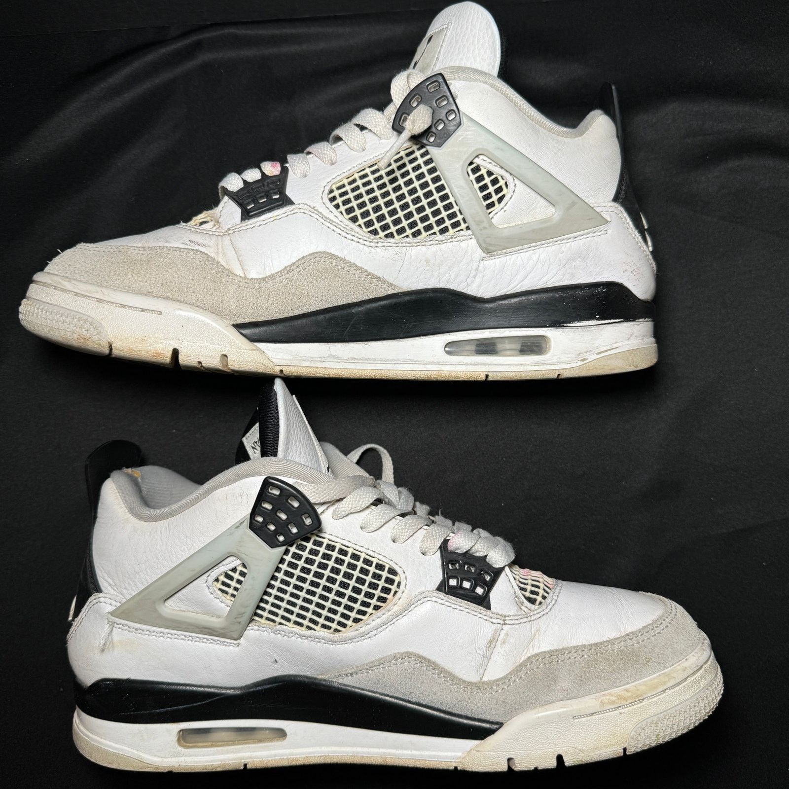 Jordan Brand × Nike Size 9 - Nike Air Jordan 4 Retro Military Black Men's Shoes Size US 9 / EU 42 - 3 Thumbnail