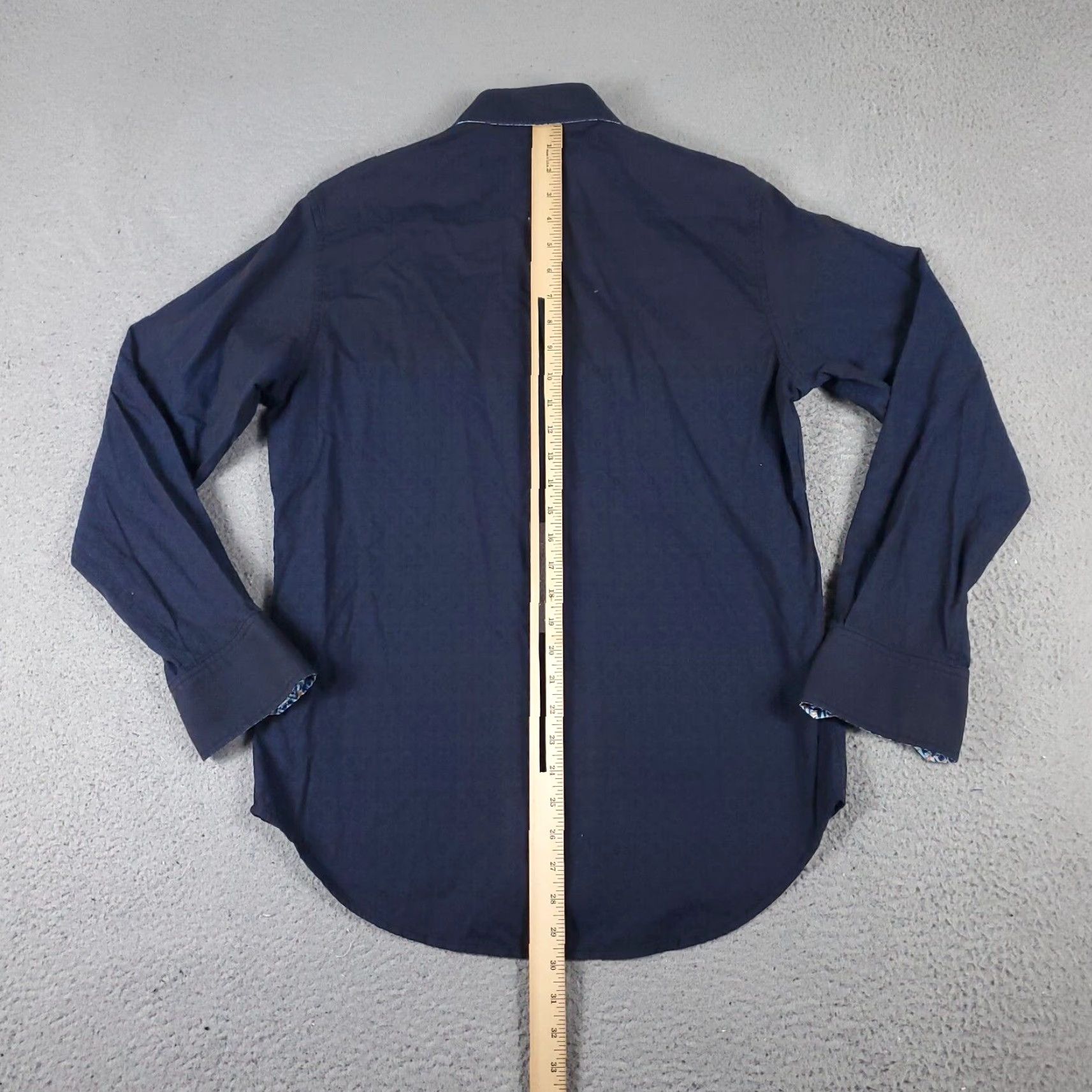Robert Graham Robert Graham Shirt Mens Small Blue Geometric Exclusive Button Up Long Sleeve Size US S / EU 44-46 / 1 - 3 Thumbnail