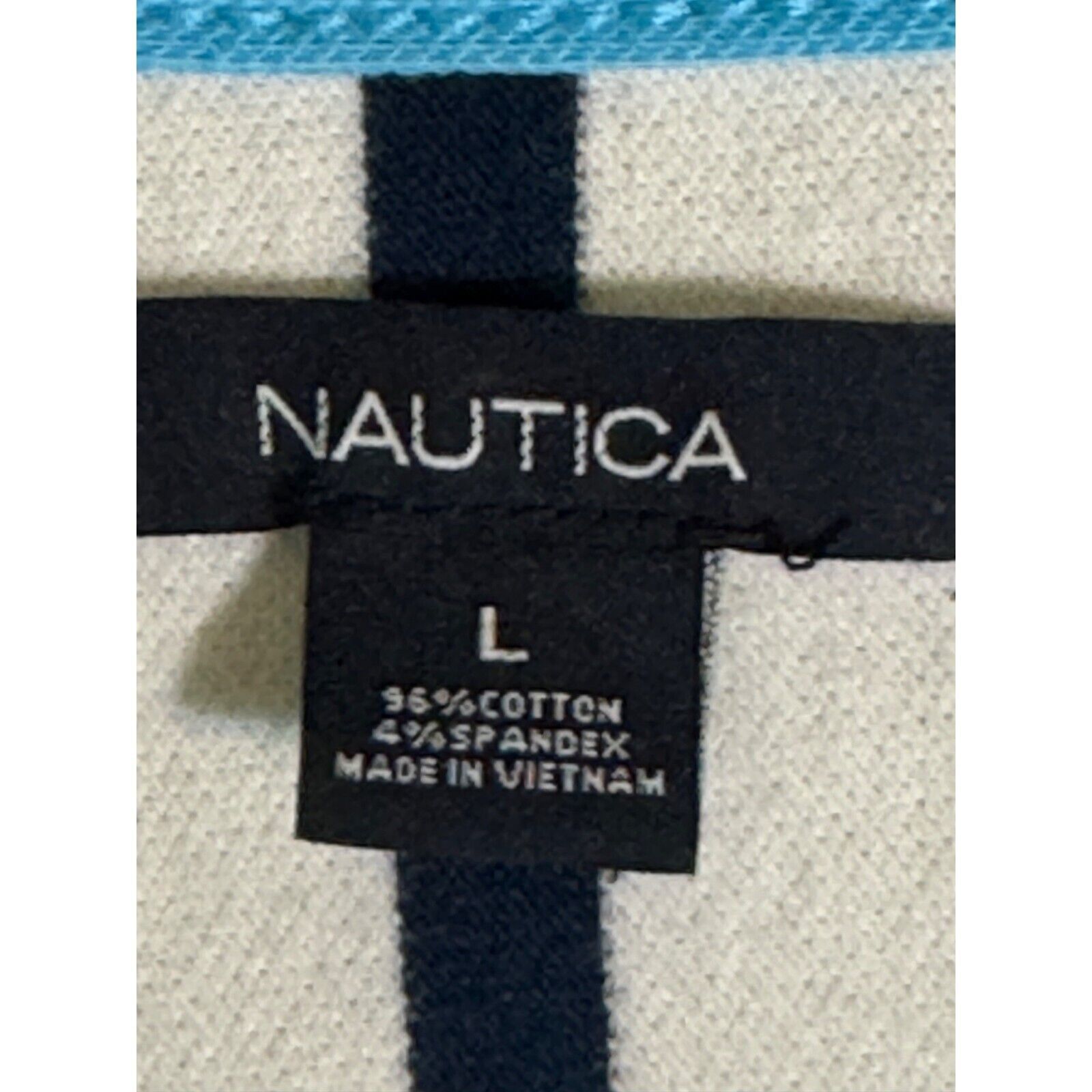 Nautica Nautica Dress Striped Cotton/Spandex Tie Waist Large Size L / US 10 / IT 46 - 7 Thumbnail