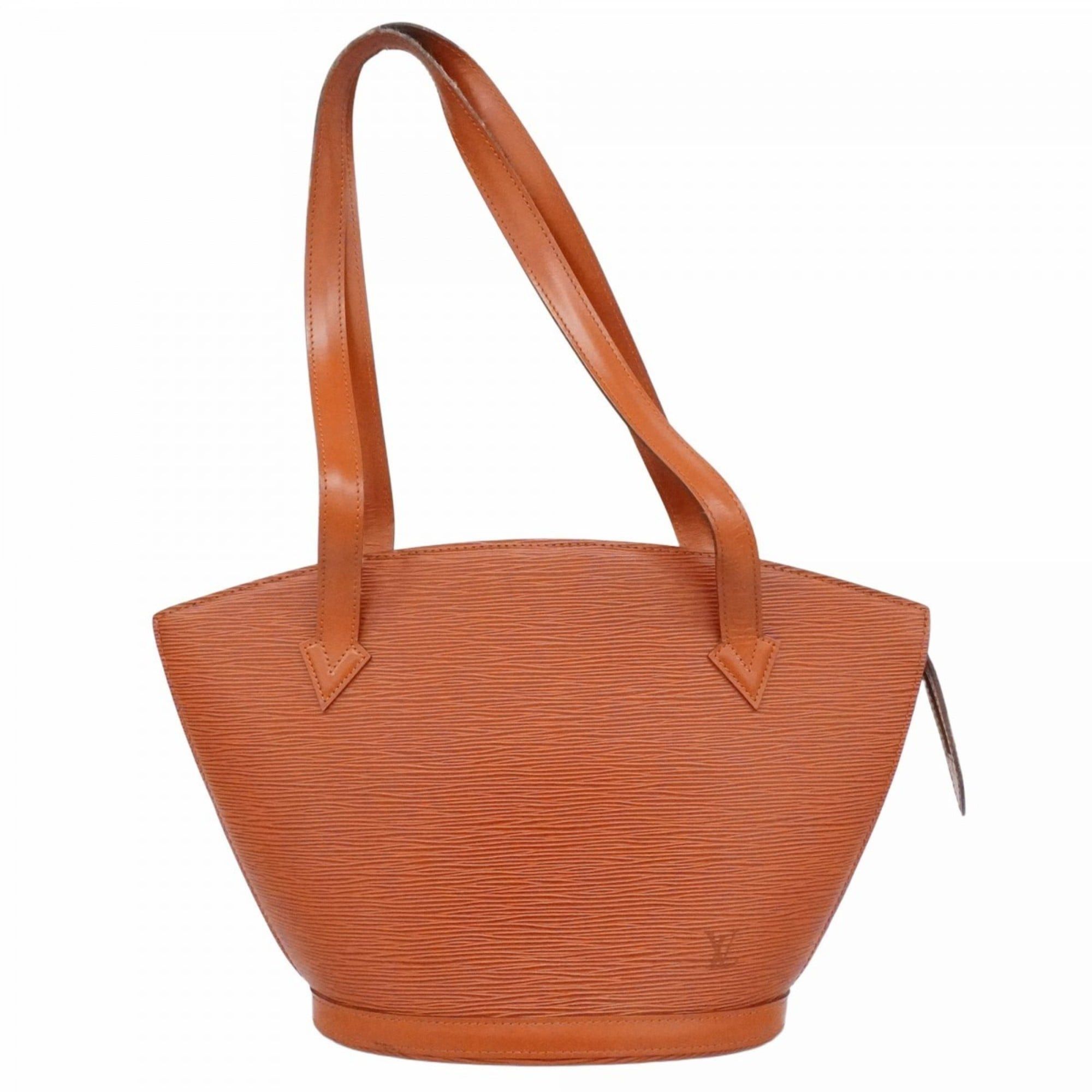 Louis Vuitton Epi Saint-Jacques Poignier Long Shoulder Bag M52333 Kenya Brown for Women