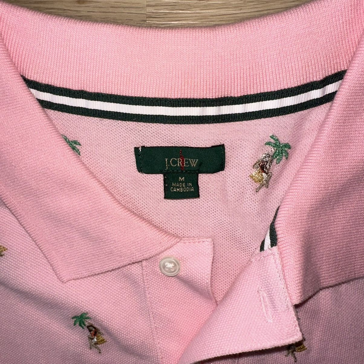 J.Crew All over embroidered polo Size US M / EU 48-50 / 2 - 4 Thumbnail