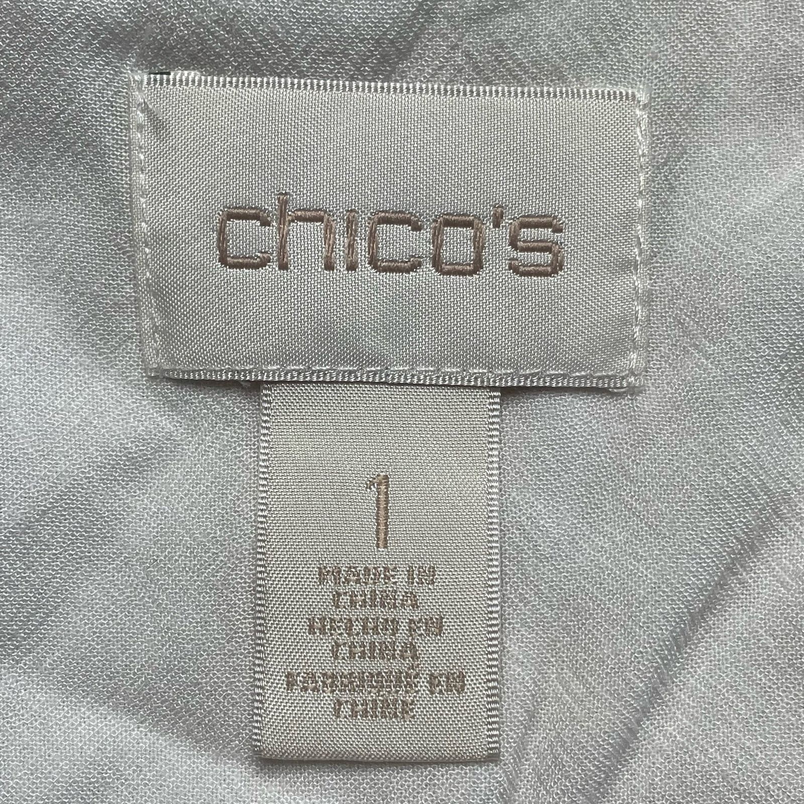 Chicos Chico’s Rayon Blazer Size L / US 10 / IT 46 - 2 Thumbnail