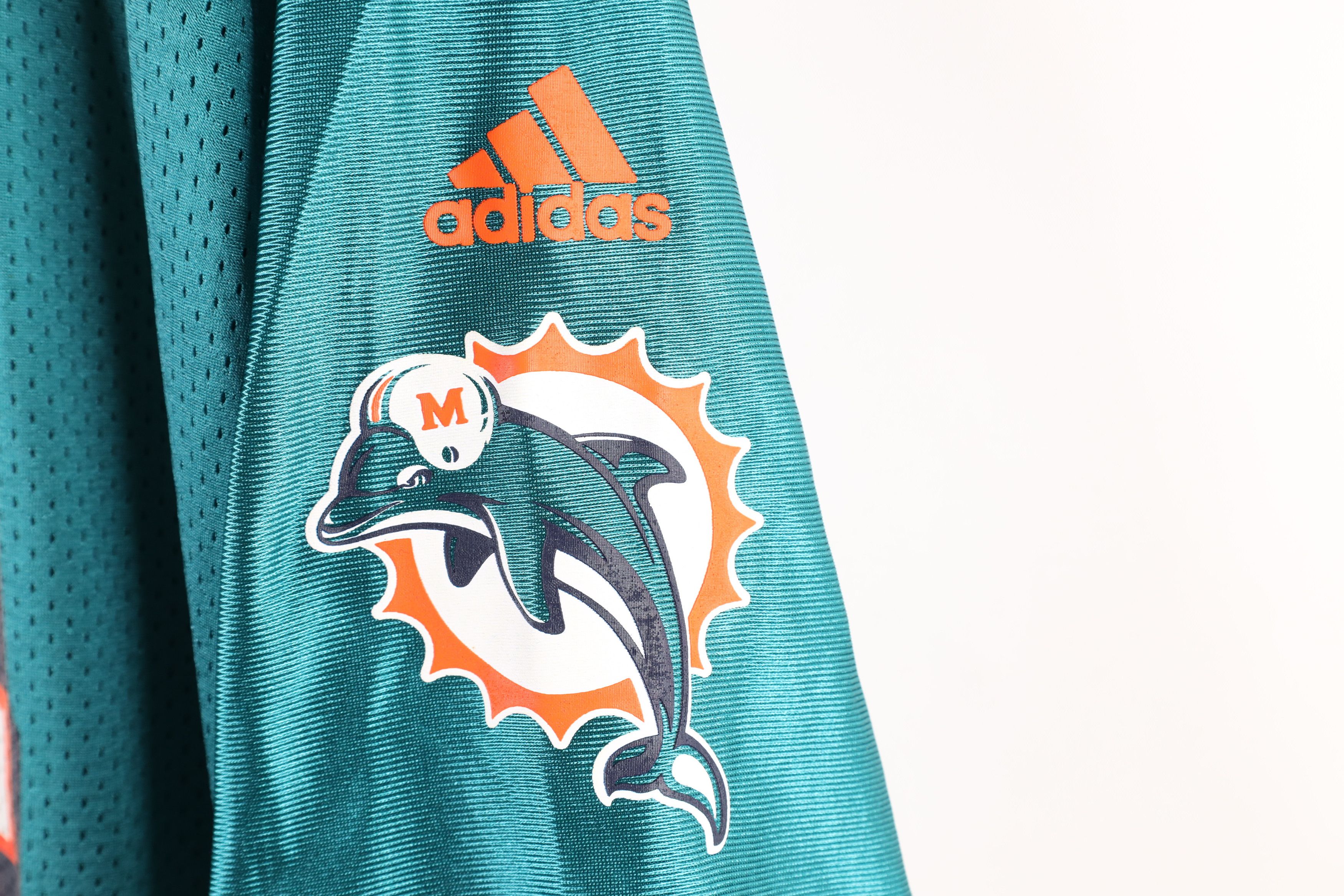 Adidas × Vintage Vintage 90s Adidas Miami Dolphins Football Jersey Teal Size US S / EU 44-46 / 1 - 5 Thumbnail