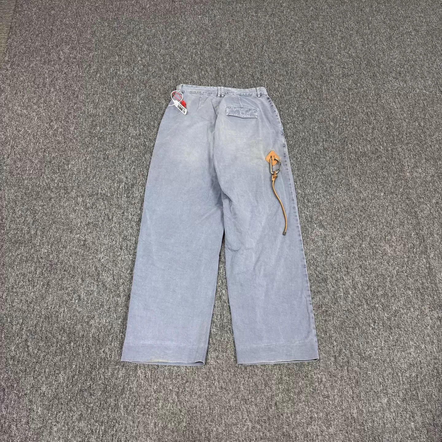 Loewe Loewe 24FW Baggy Washed Soft Denim Buckle Pants Size US 32 / EU 48 - 1 Thumbnail