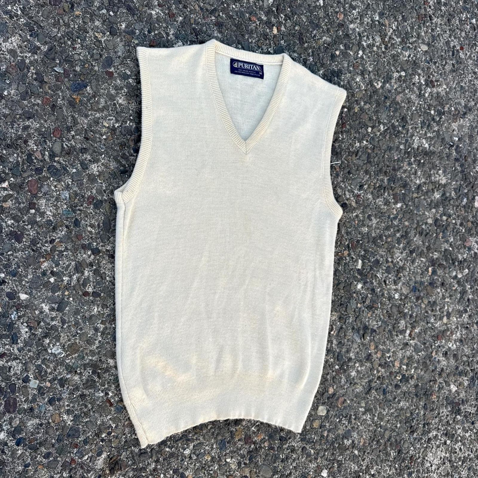 Puritan Vintage Puritan Acrylic Sweater Vest – Size Medium Size US M / EU 48-50 / 2 - 2 Thumbnail