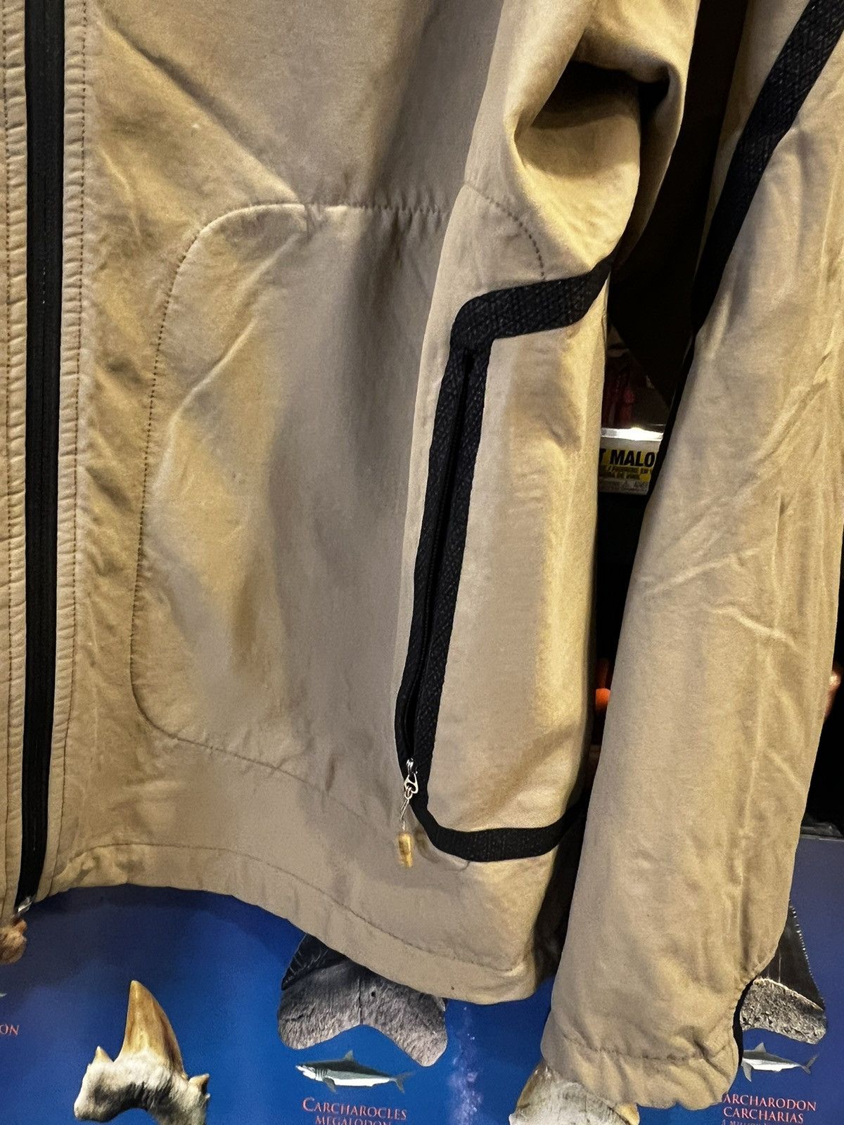 Nike × Vintage VTG Nike Tan Sphere Jacket Size US XXL / EU 58 / 5 - 6 Thumbnail