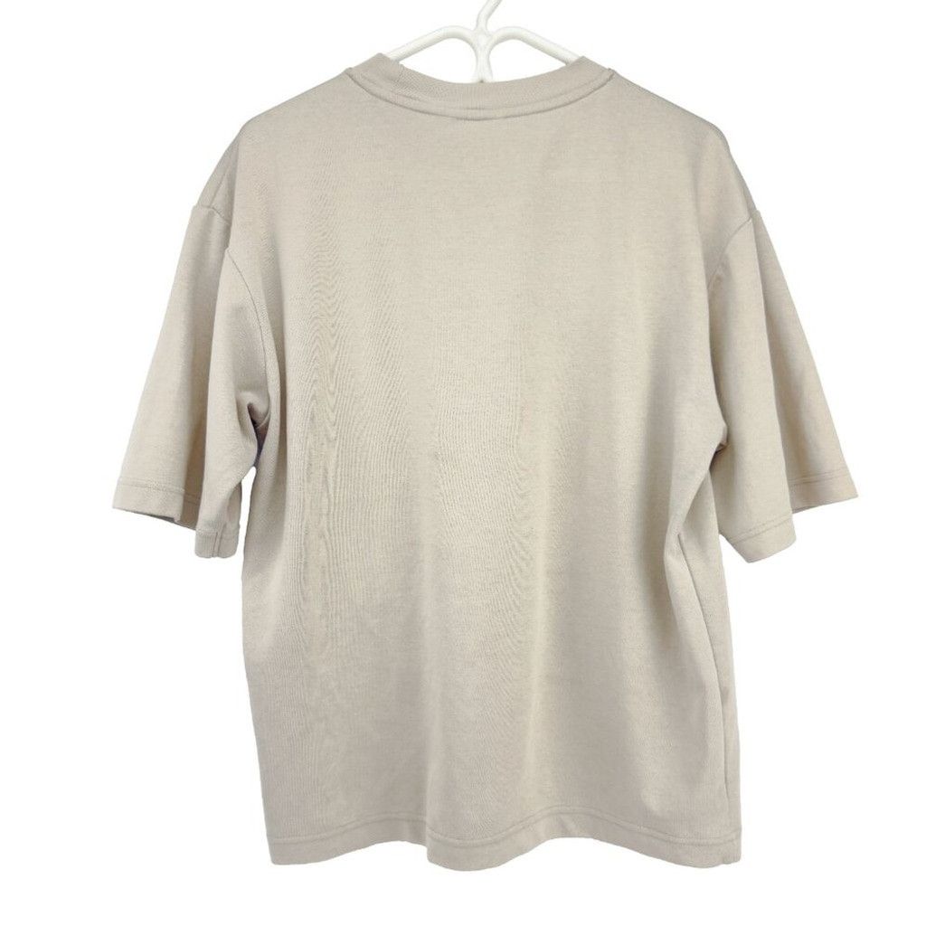 Uniqlo UNIQLO AIRism Beige Crew Neck Half-sleeve T-shirt Size M Size US M / EU 48-50 / 2 - 3 Thumbnail