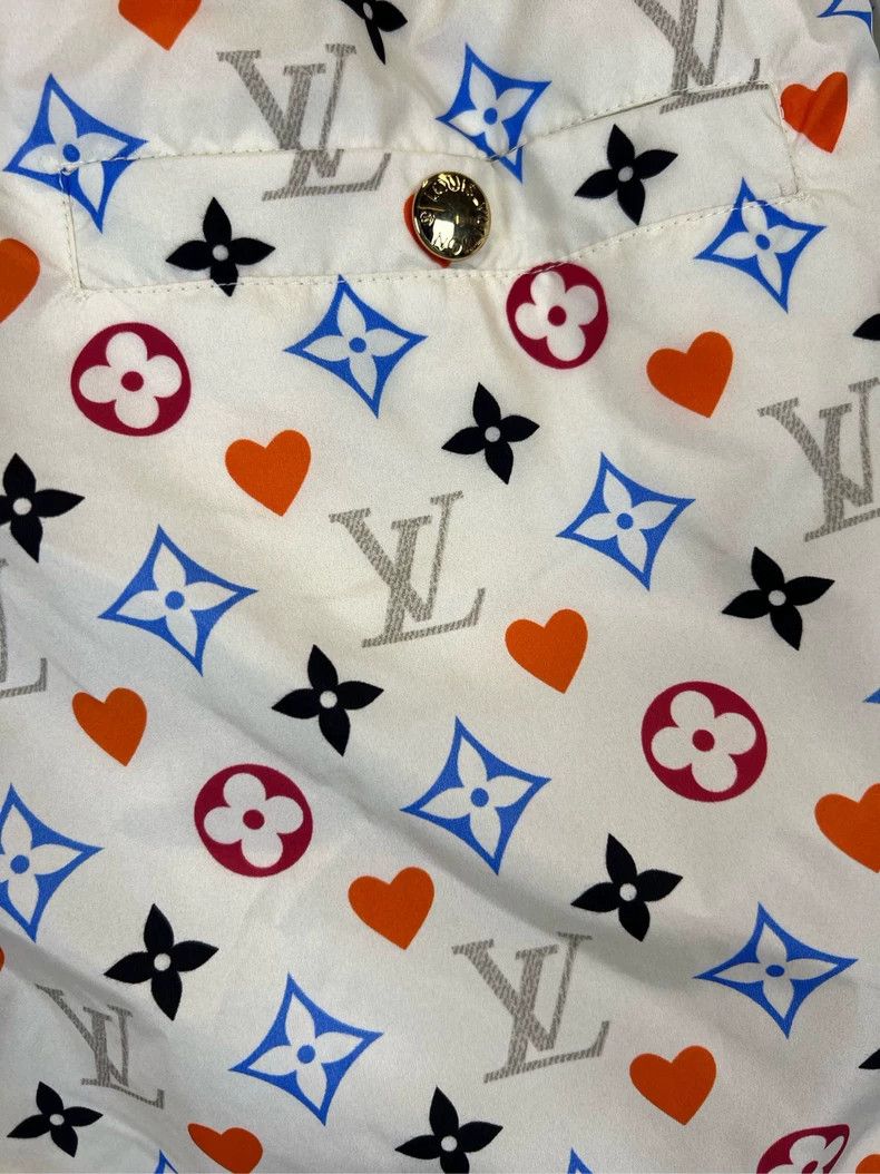 Louis Vuitton Louis Vuitton Old Flower Love Full LOGO Valentine's Day Li Size 37" - 3 Thumbnail