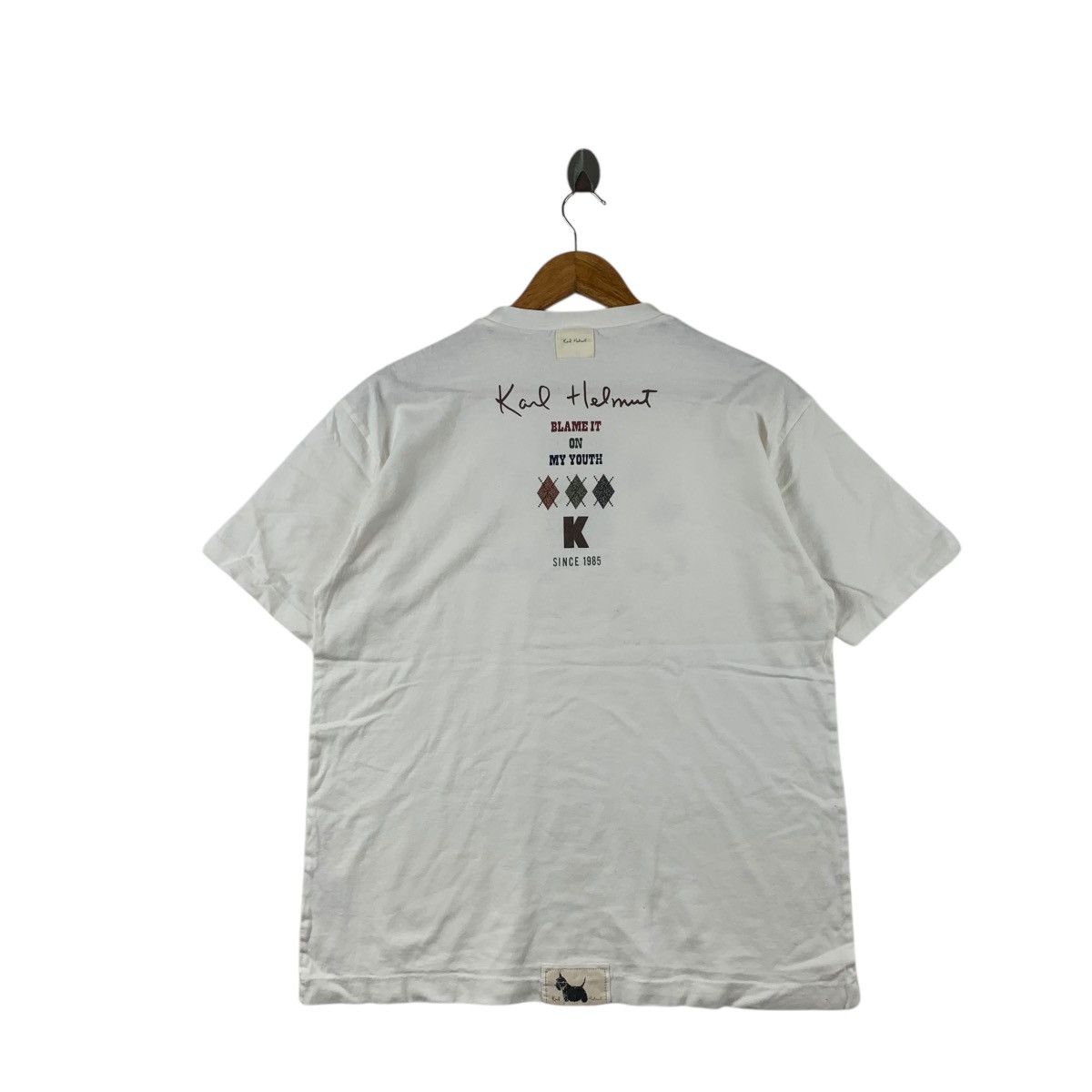 Karl Helmut Vintage KARL HELMUT JAPAN Pink House Dog Youth Tee Shirt Size M / US 6-8 / IT 42-44 - 5 Thumbnail