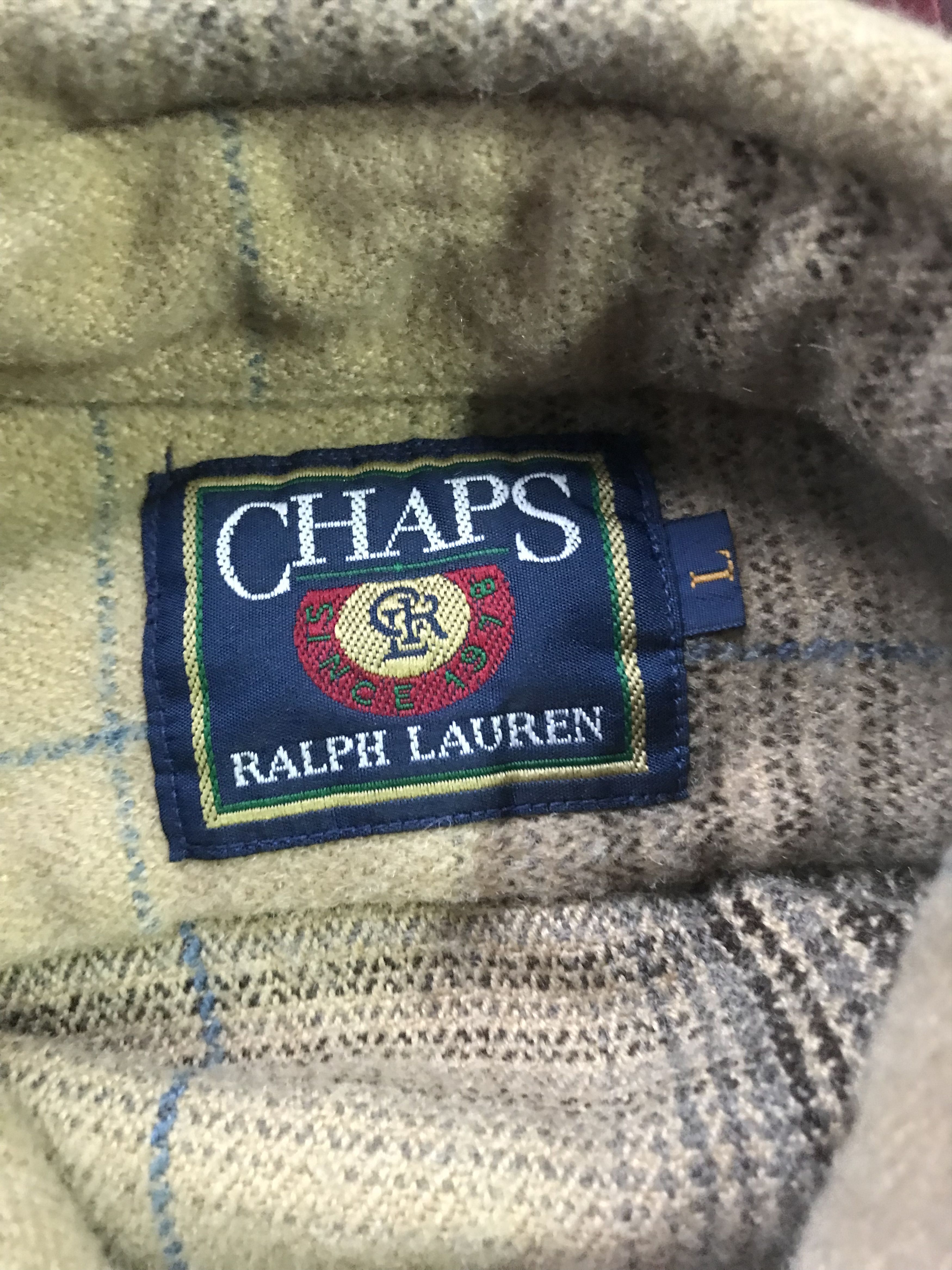 Chaps Ralph Lauren Vintage Chaps Ralph Lauren Flannel Plaid Size US XL / EU 56 / 4 - 2 Thumbnail