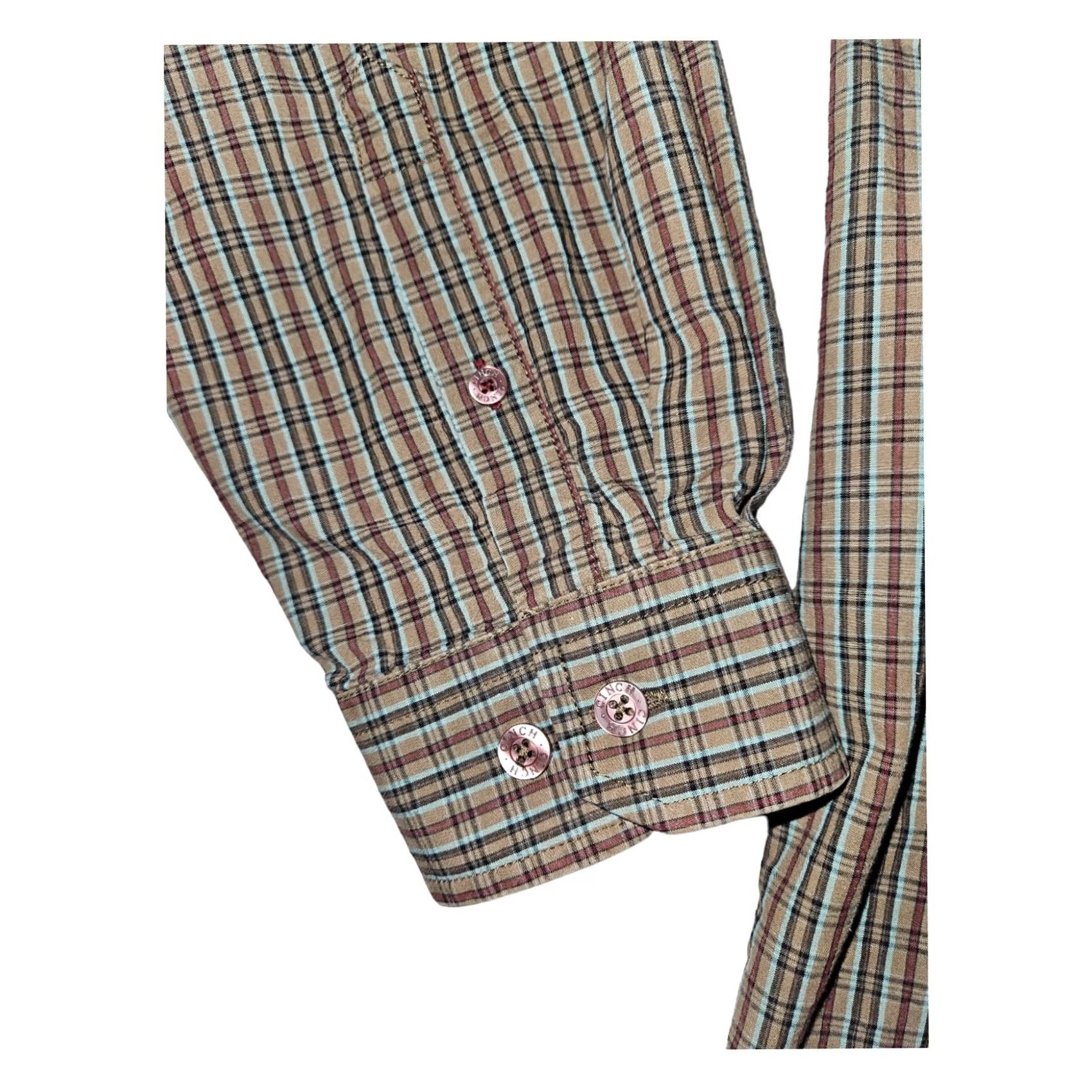 Vintage Cinch Button-Down Long Sleeve Men's XL Plaid Western Cowboy Casual Shirt Size US XL / EU 56 / 4 - 6 Thumbnail