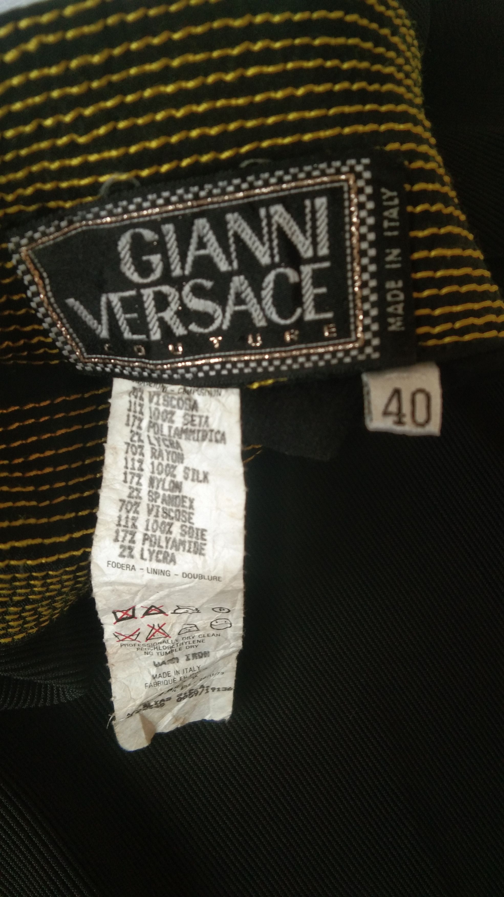 Versace Black Giani versace long dress Size XS / US 0-2 / IT 36-38 - 4 Thumbnail