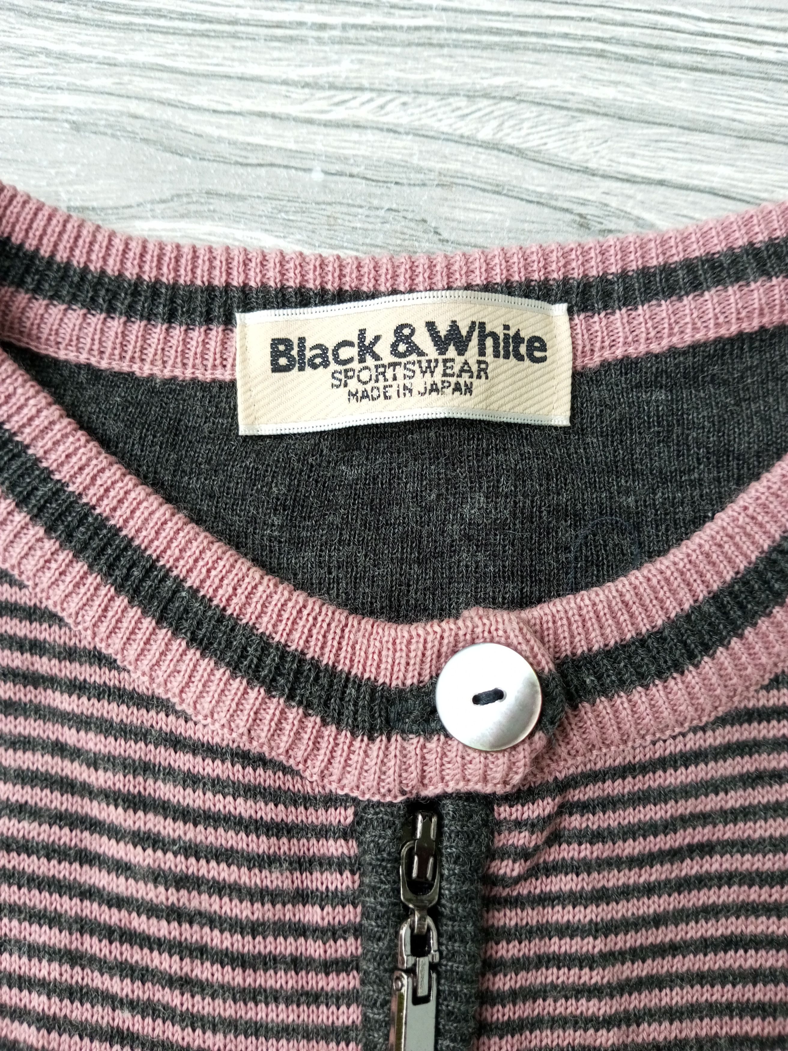 Japanese Brand × Vintage Vintage Black & White Japanese Brand Knit Wear Size US L / EU 52-54 / 3 - 4 Thumbnail
